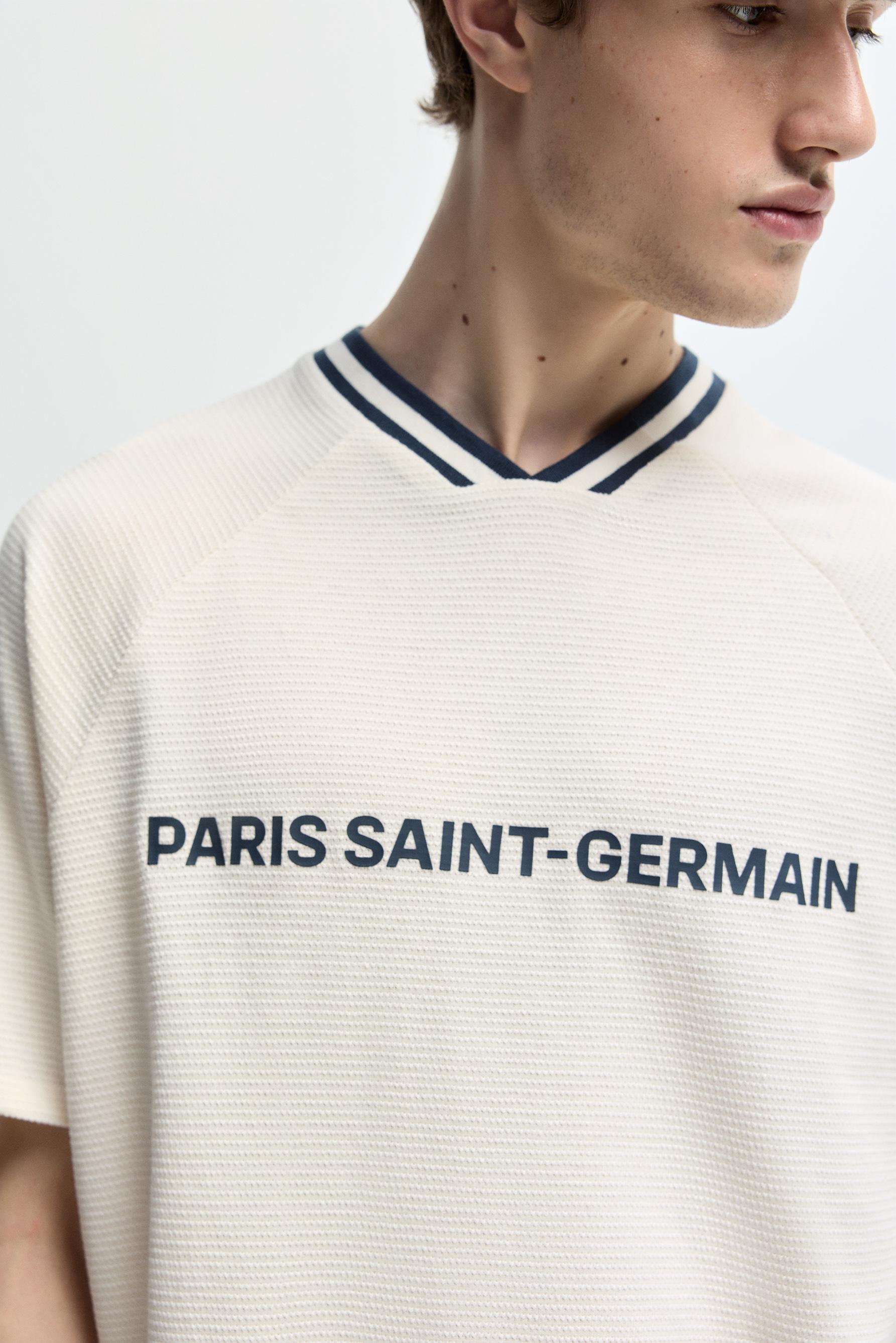 Paris Saint-Germain x Lefties textured T-shirt — BUTTER