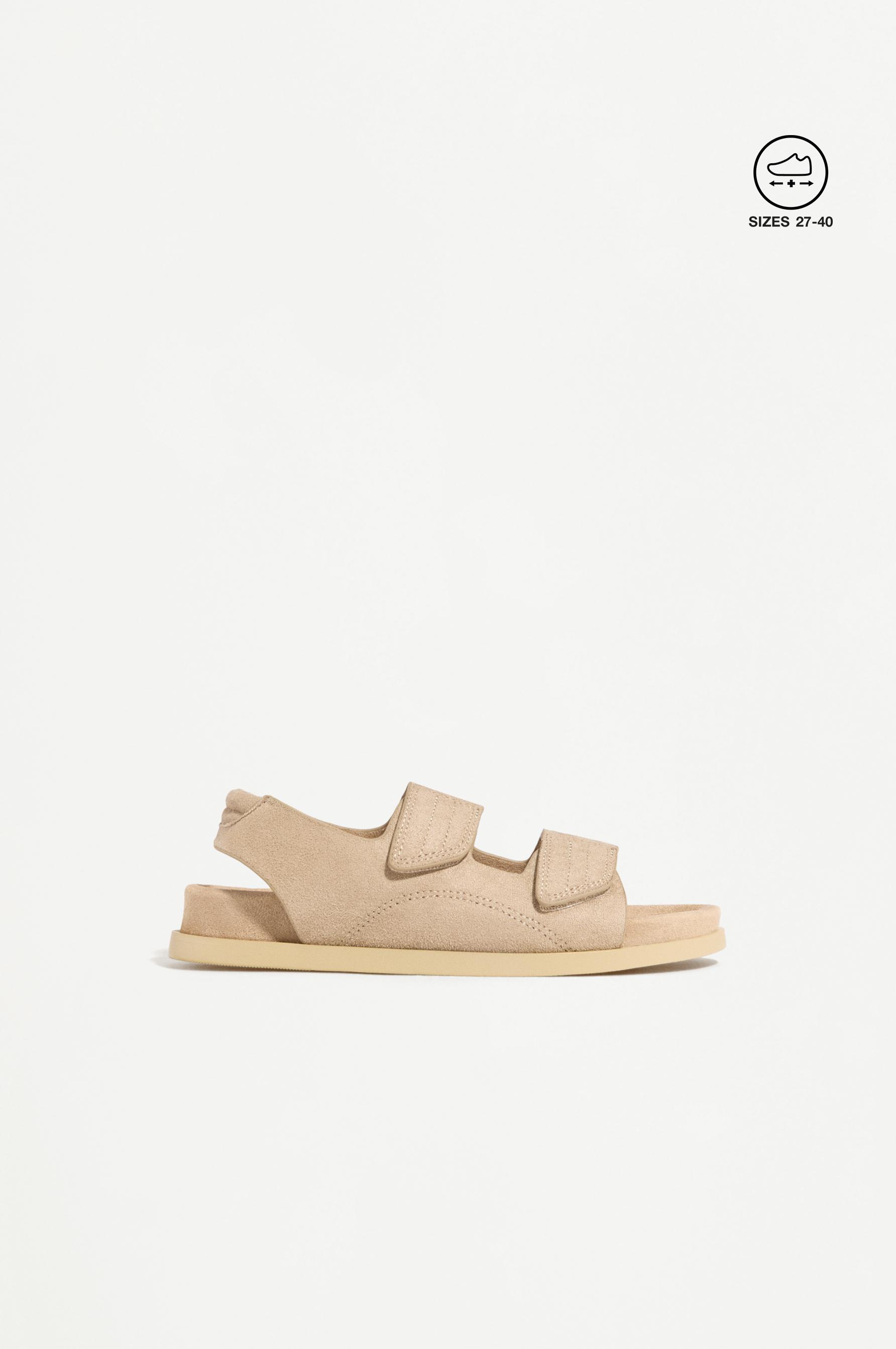 COMFORT SANDALS — BEIGE