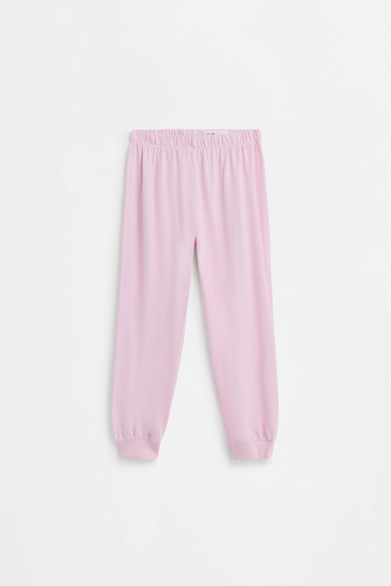 Long printed pyjamas — PALE MAUVE