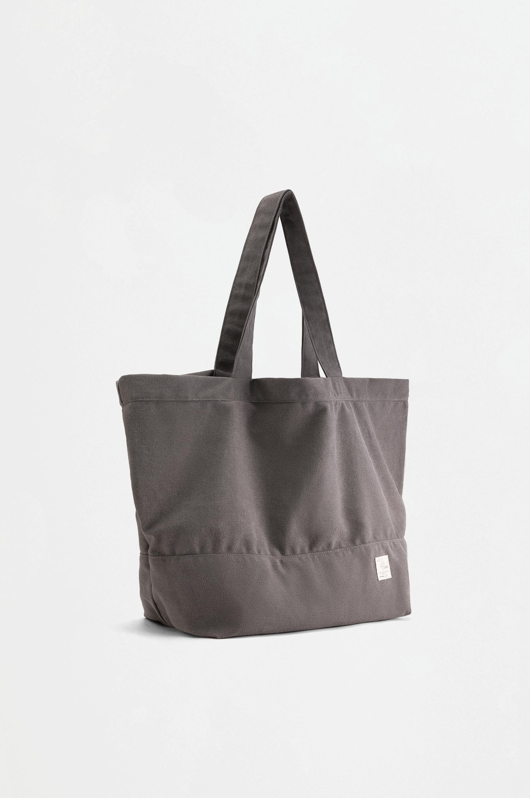 Canvas shopper bag — GREY