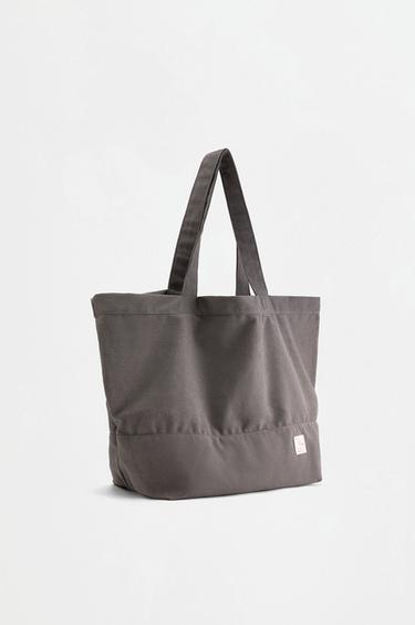 Canvas shopper bag — GREY 2
