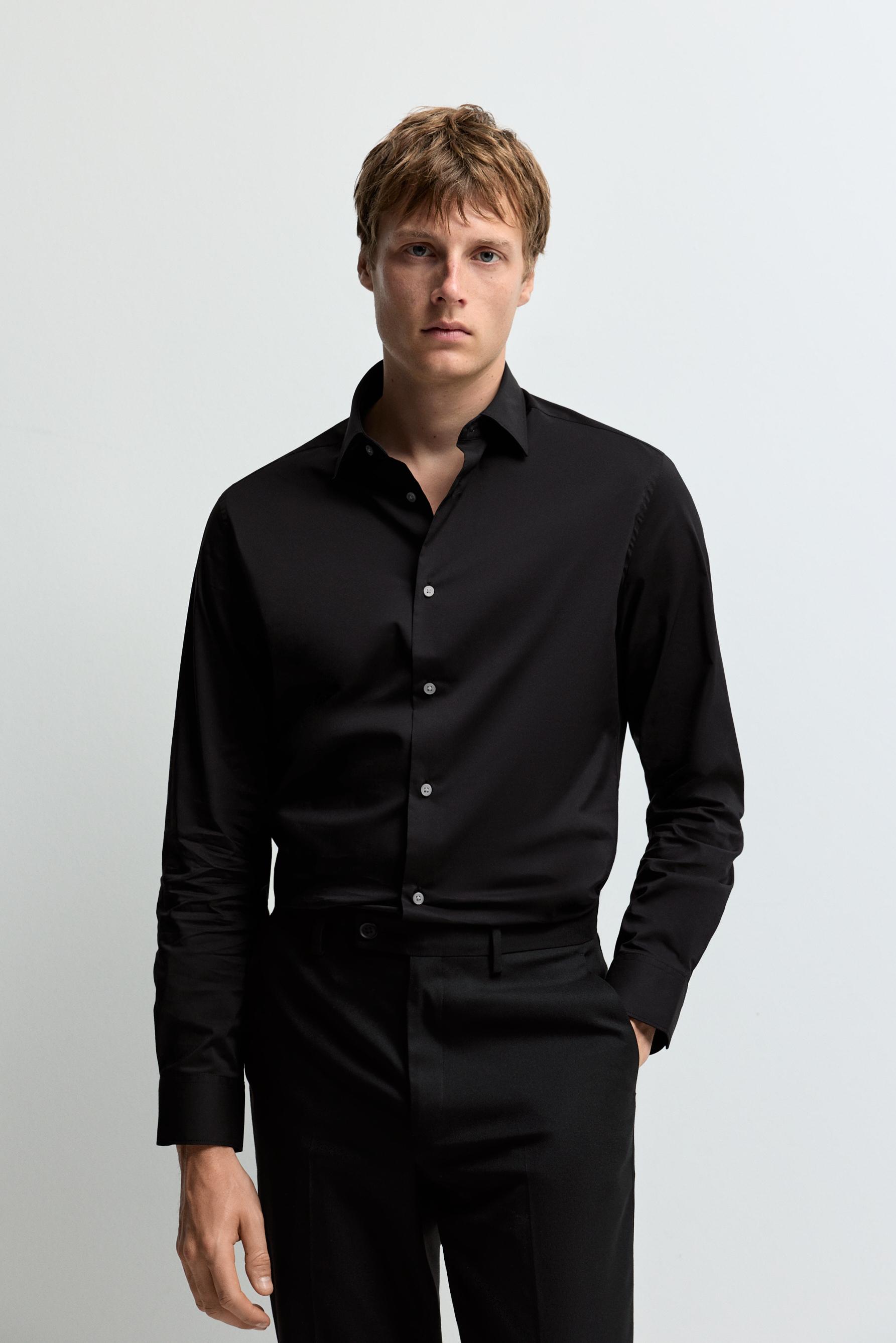 Tailored shirt — BLACK