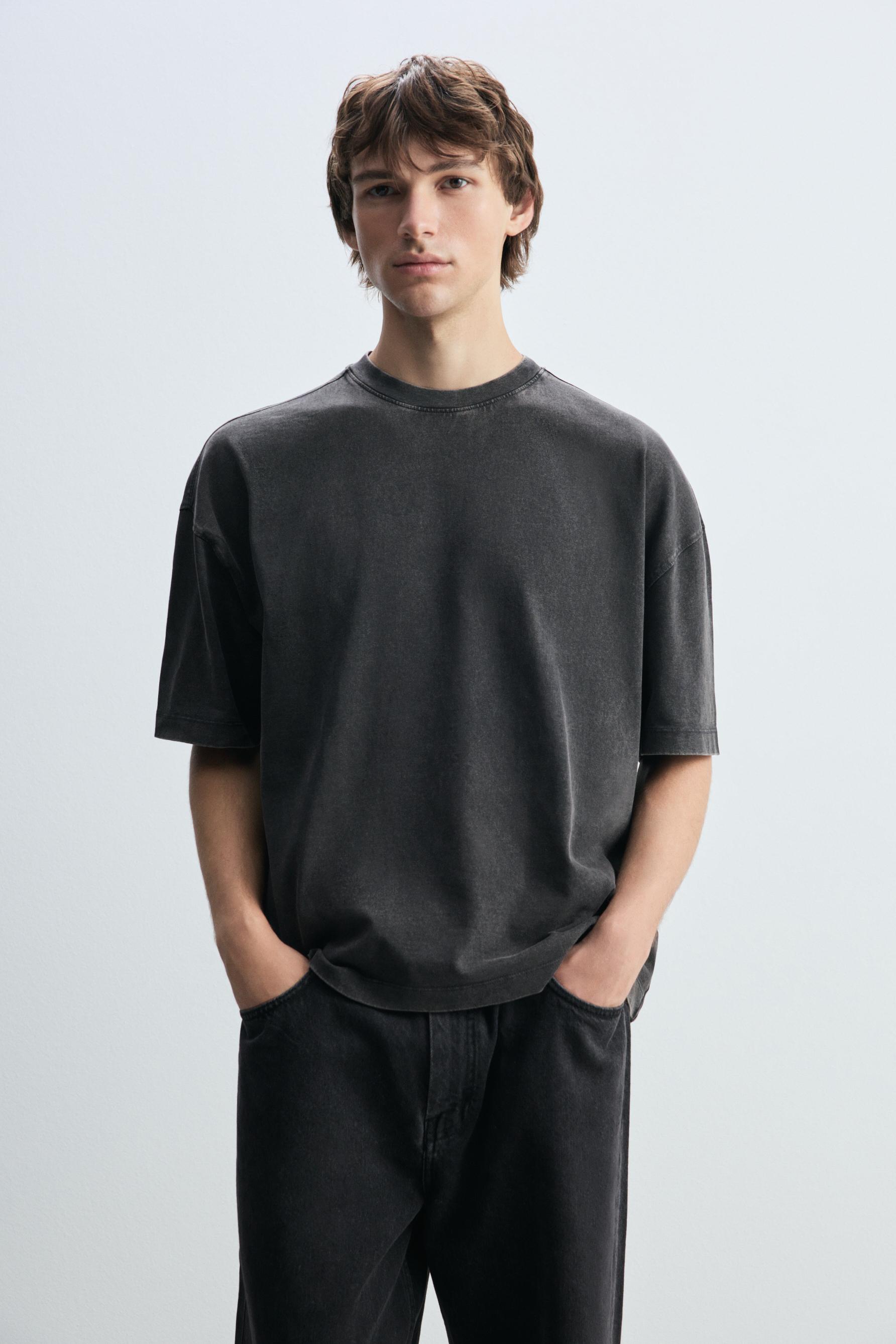 Camiseta efecto lavado