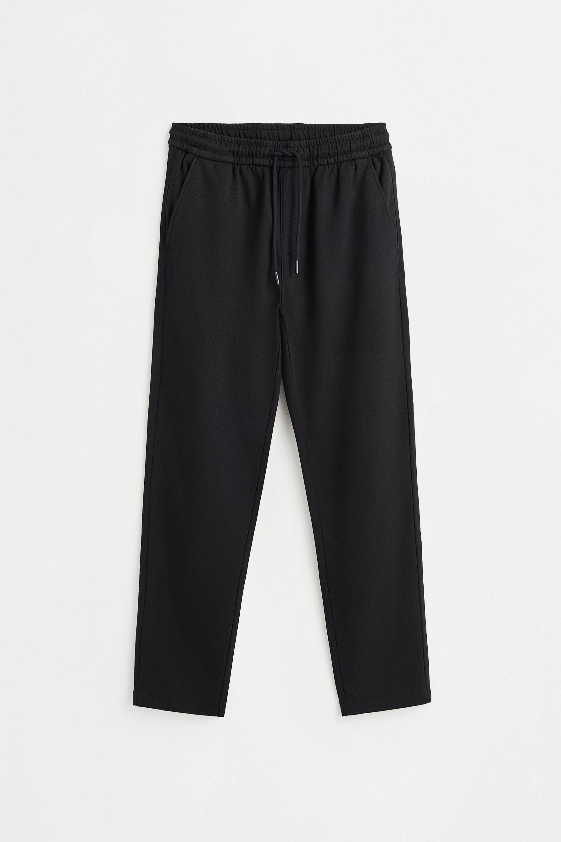 Slim fit joggers — BLACK