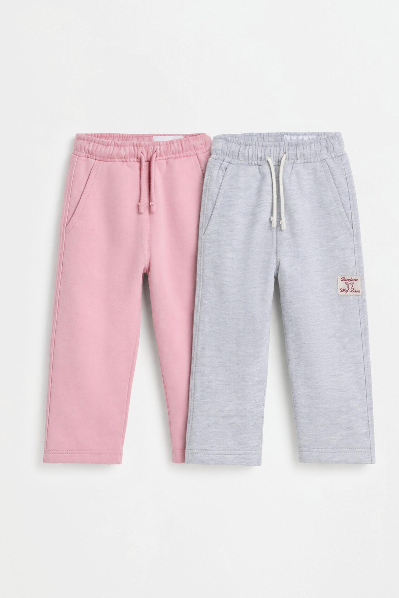 Pack of 2 plush trousers — PINK