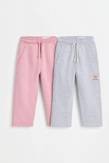 Pack of 2 plush trousers — PINK 1