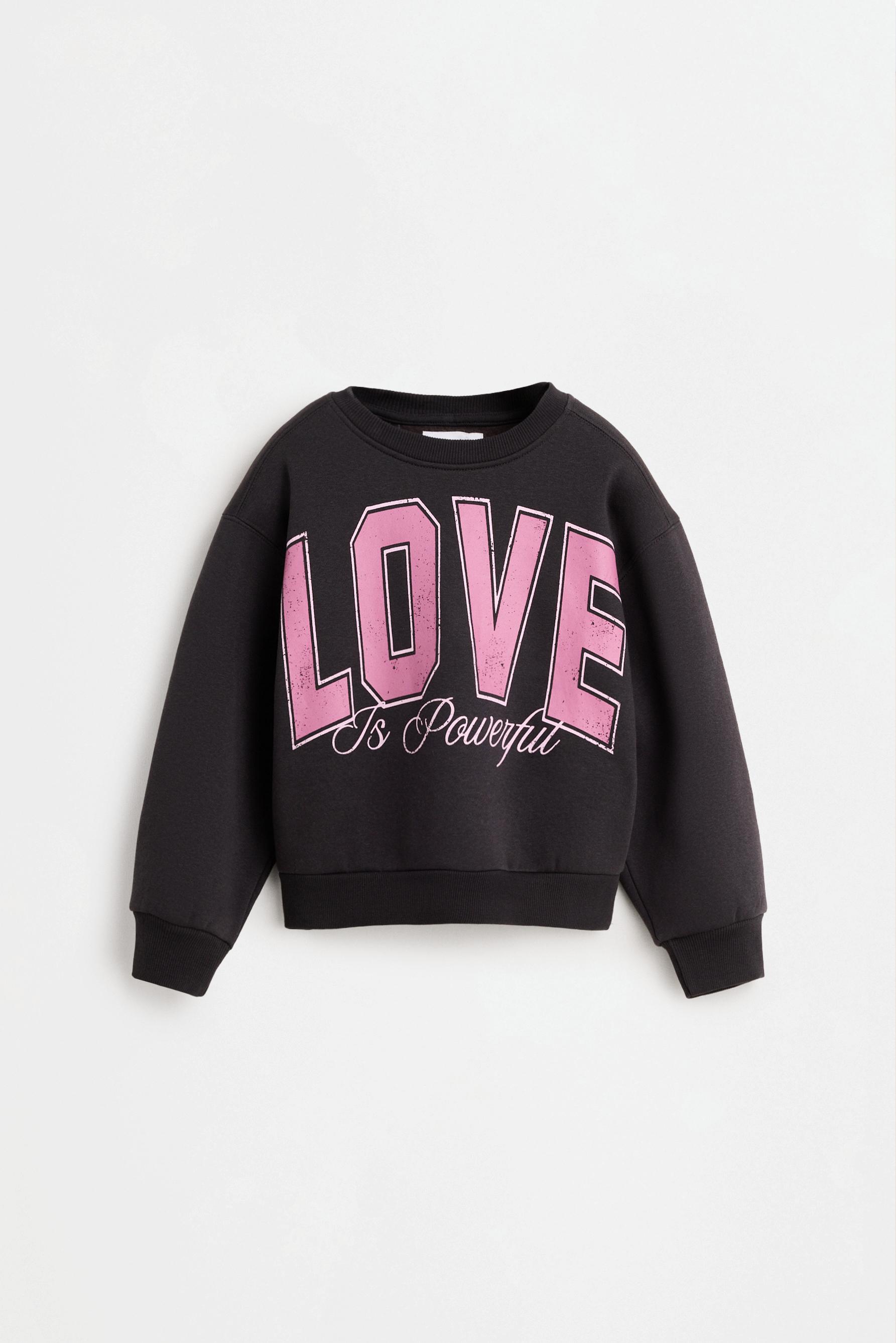 Printed sweatshirt — ANTHRACITE GREY