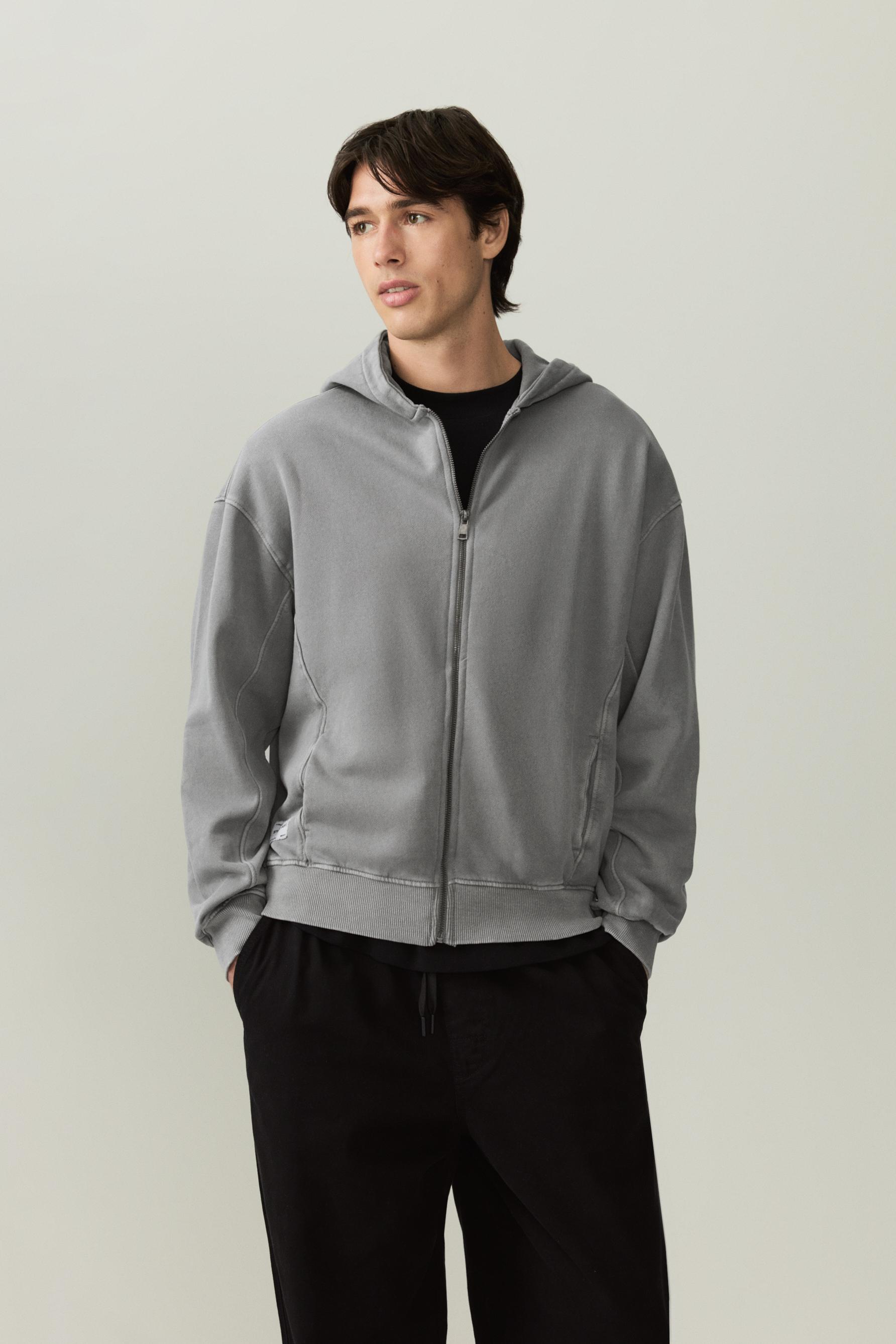 Chaqueta chándal garment dye