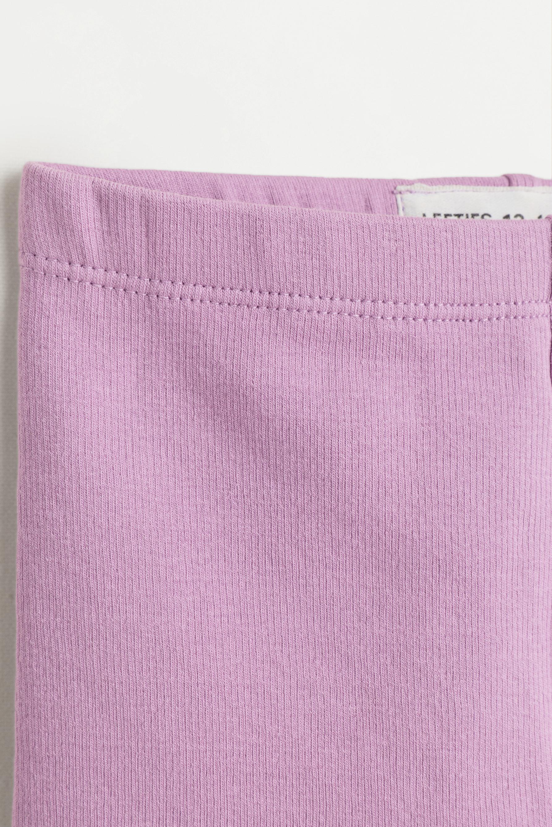 2-pack of ribbed cycling leggings — GREY MARL