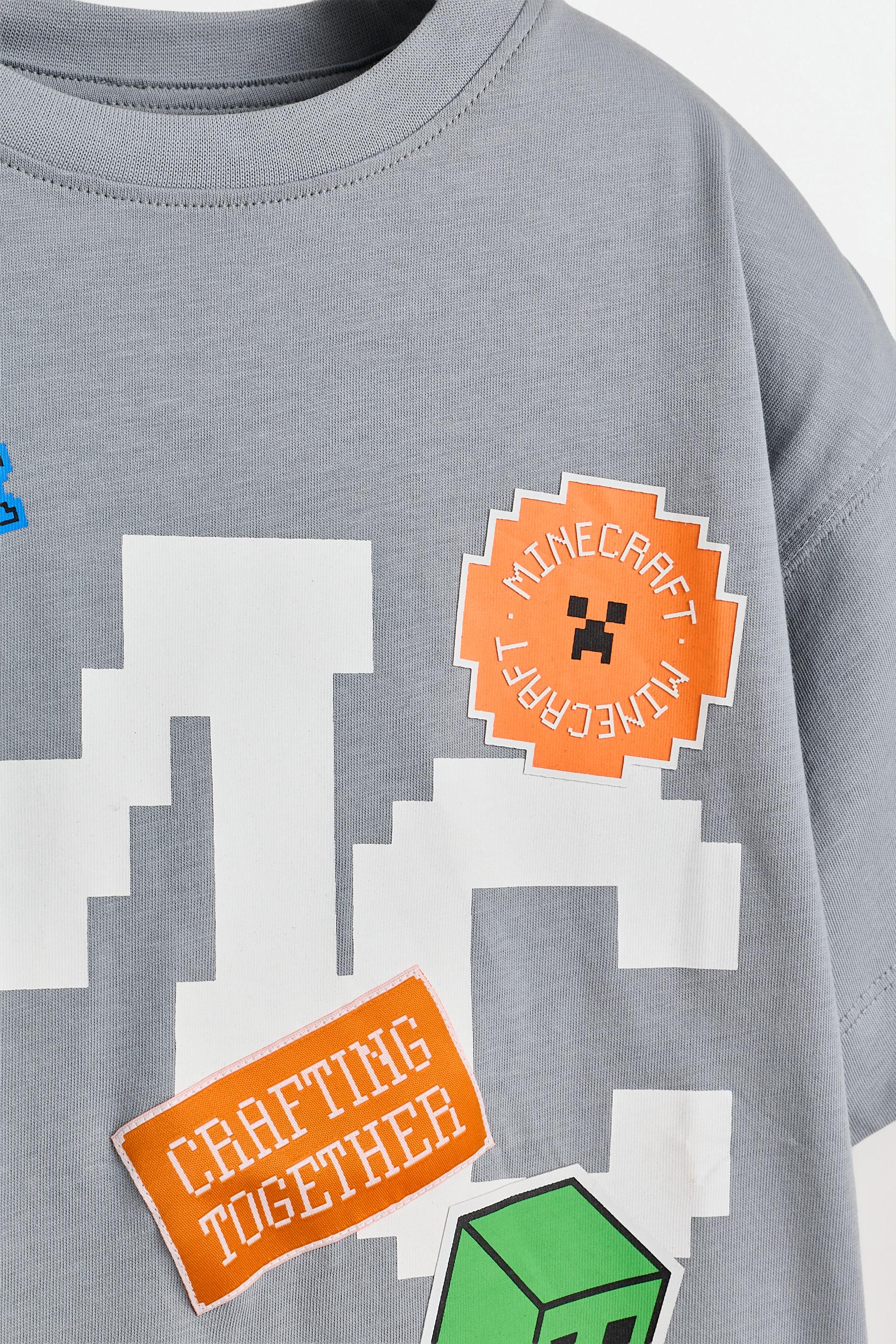 Minecraft T-shirt — GREY