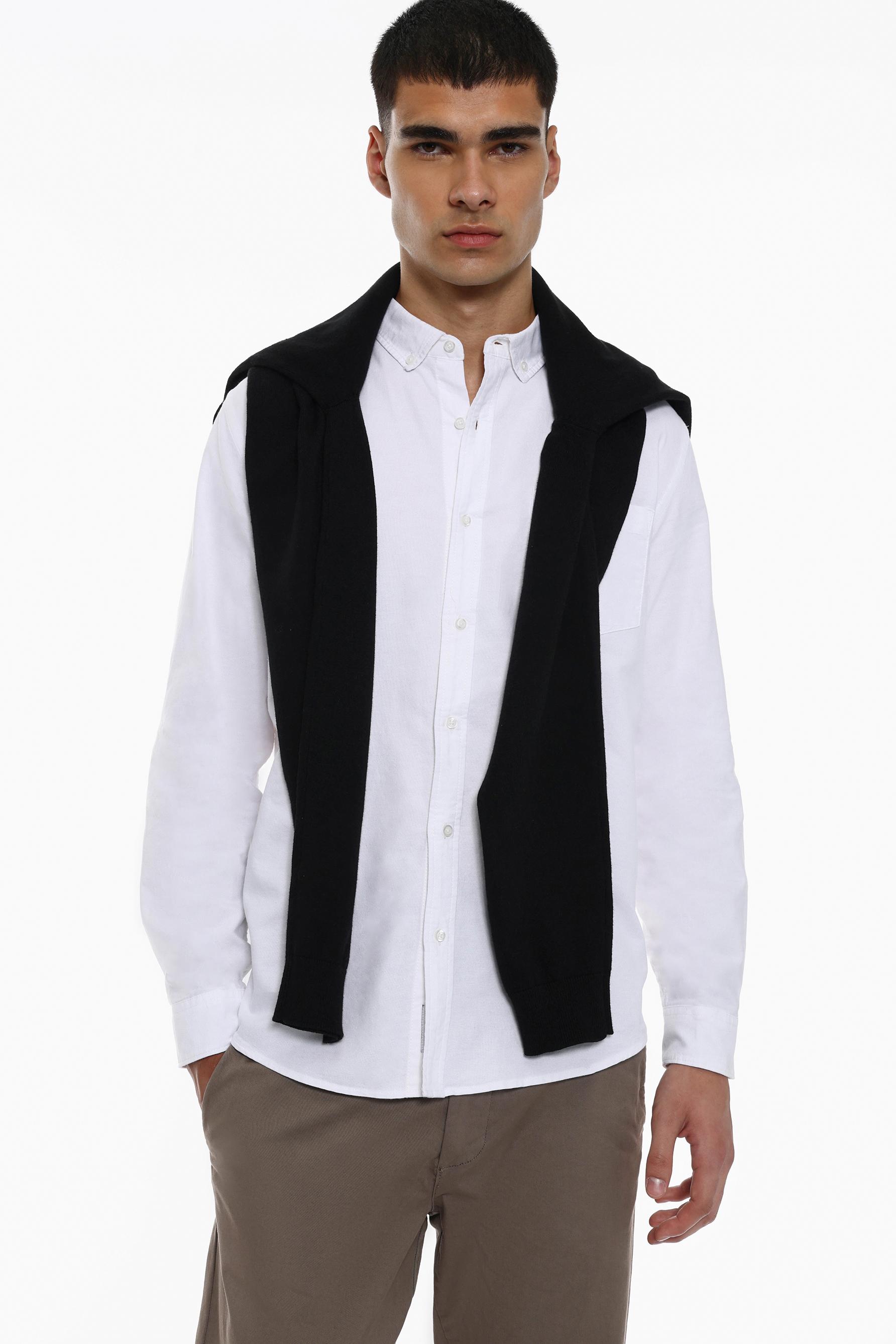 Oxford shirt — WHITE