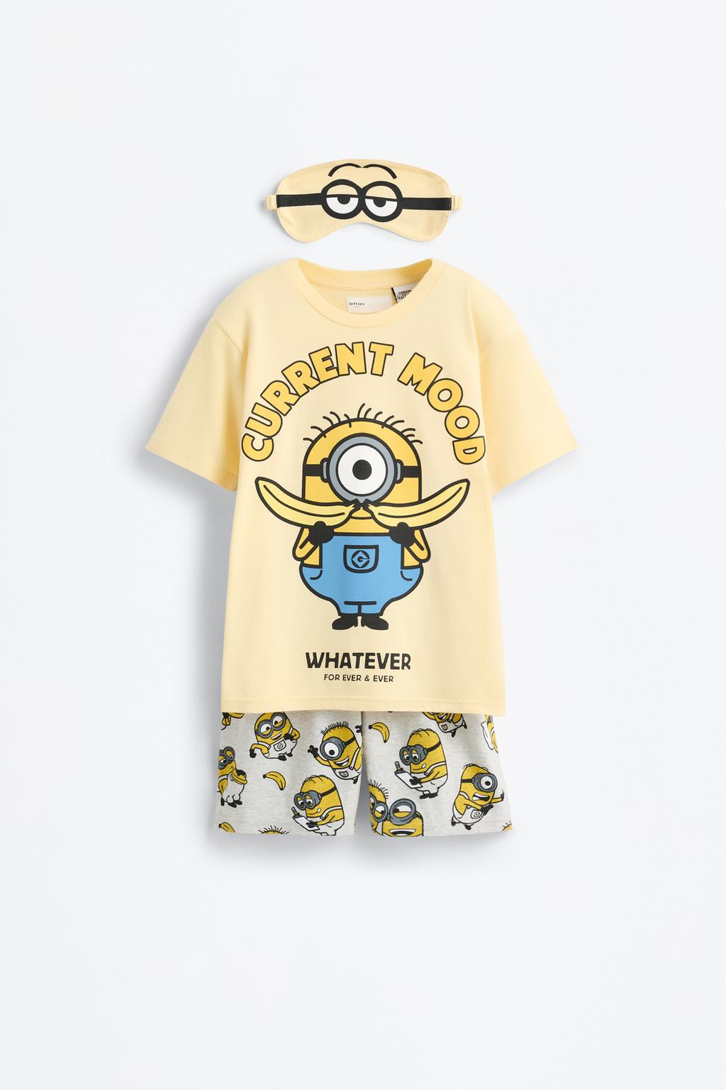 Pijama Minions © UCS LLC con antifaz