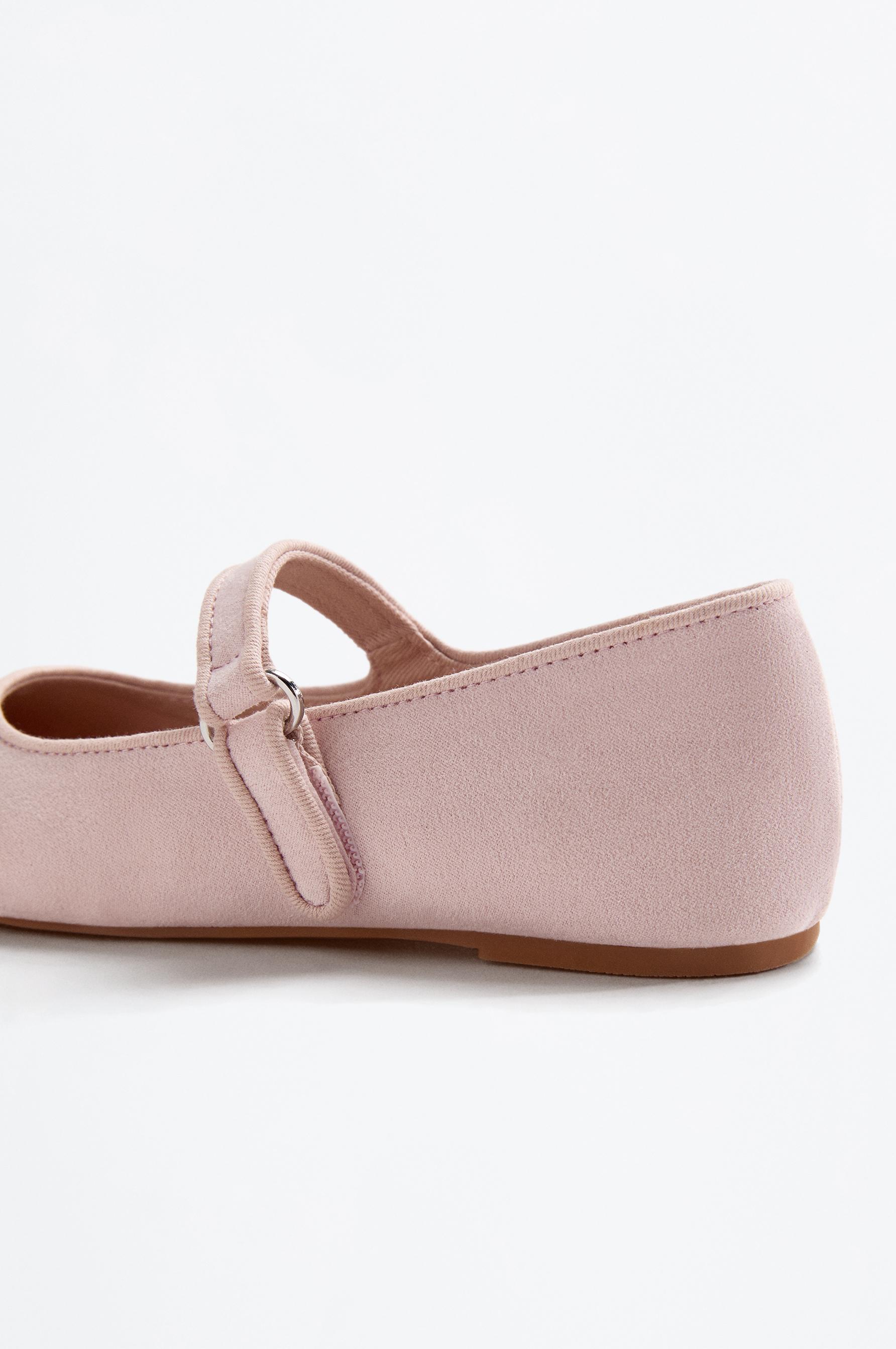Mary Jane ballerina flat — PINK