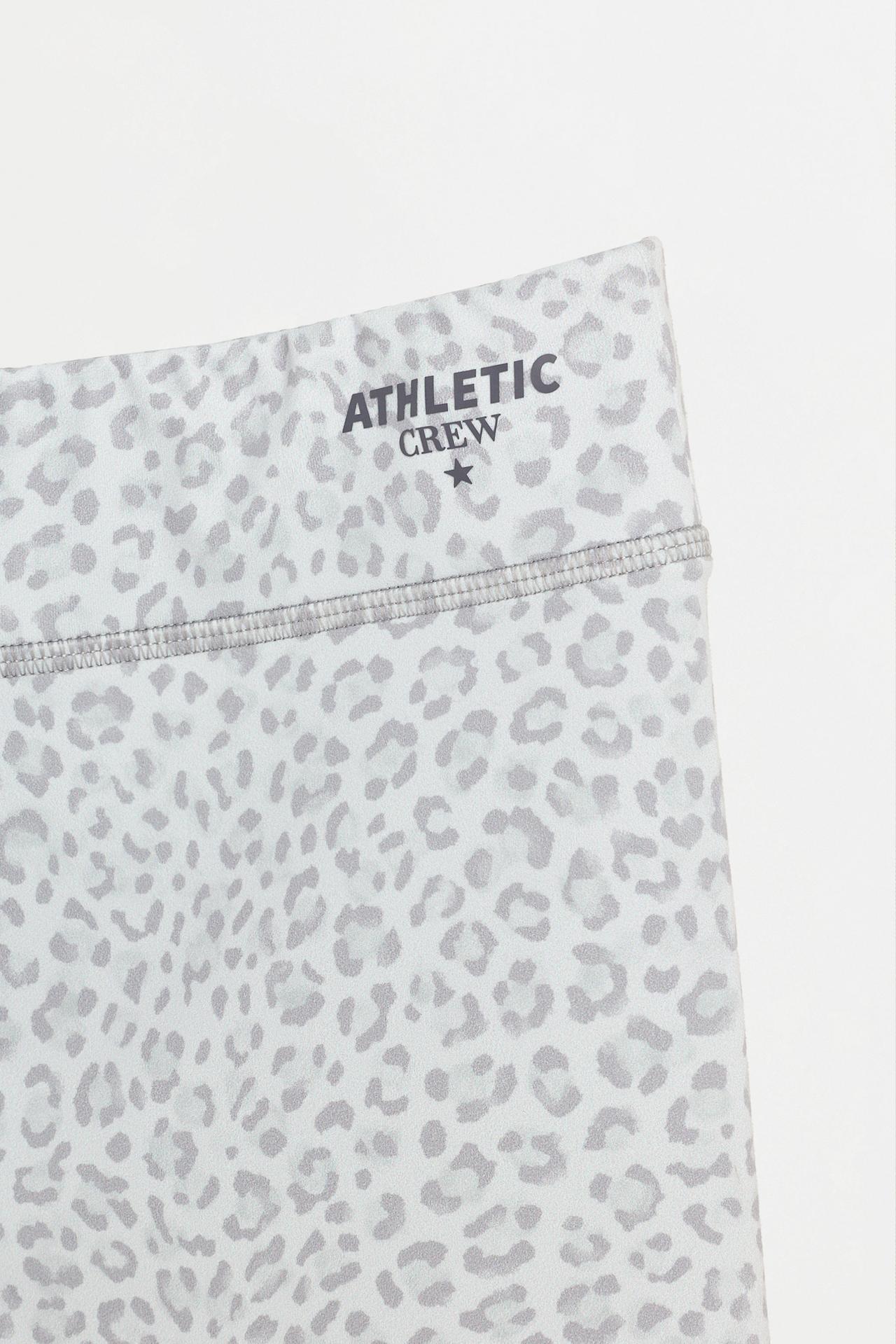 Printed cycling leggings — STONE