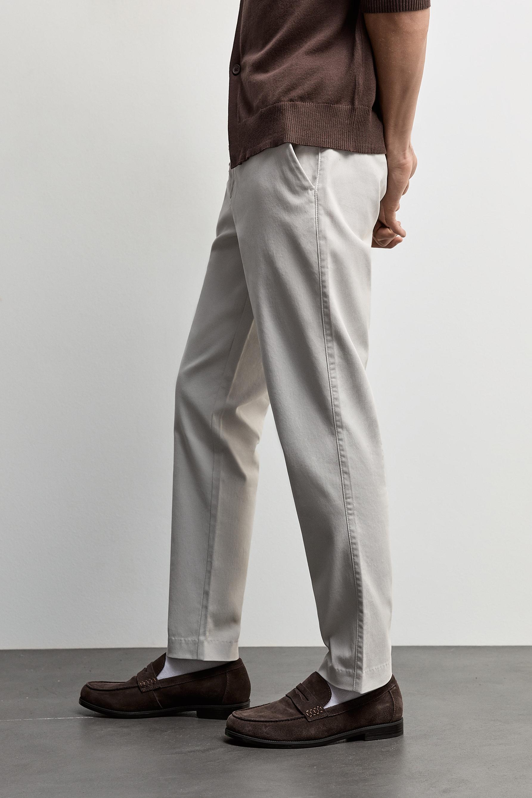 Slim fit chino trousers — HIELO