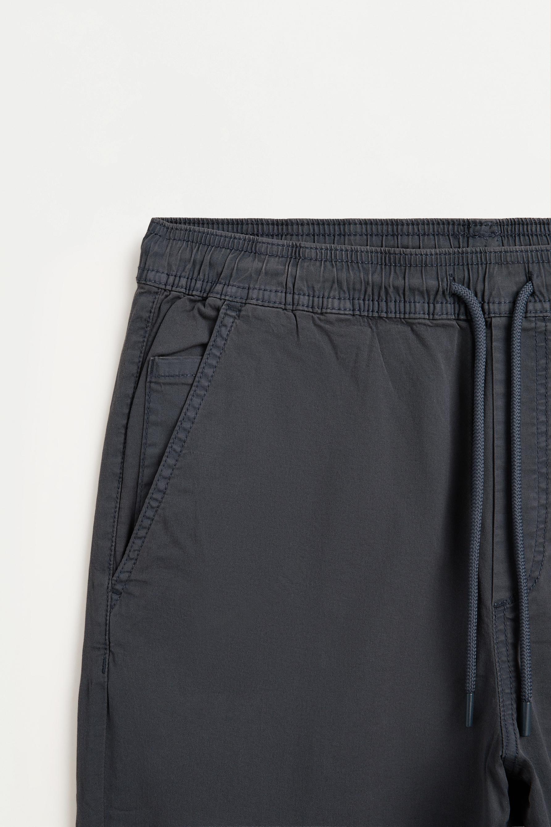 Slim fit jogger trousers — DARK BLUE