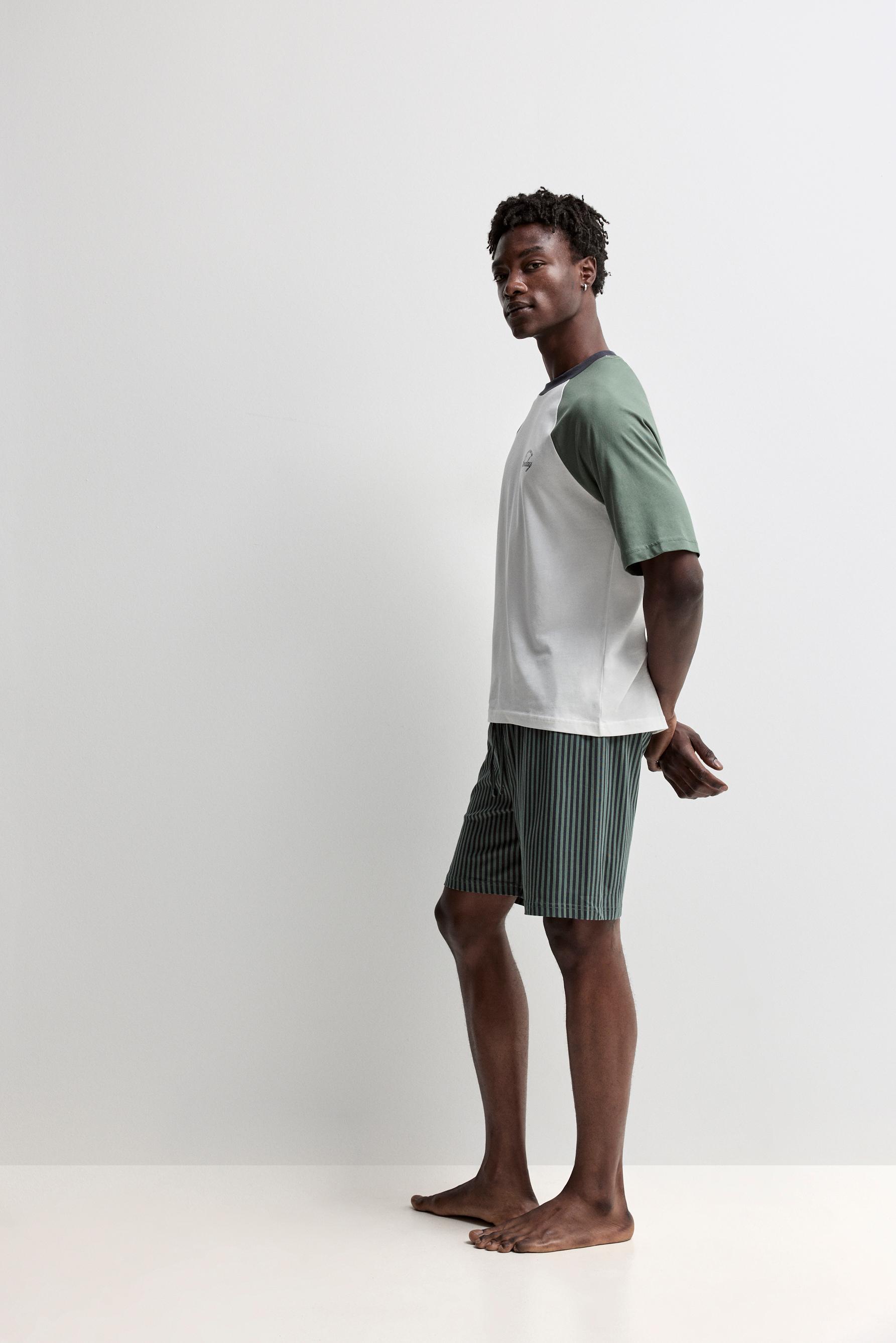Short printed pyjamas — OFF WHITE