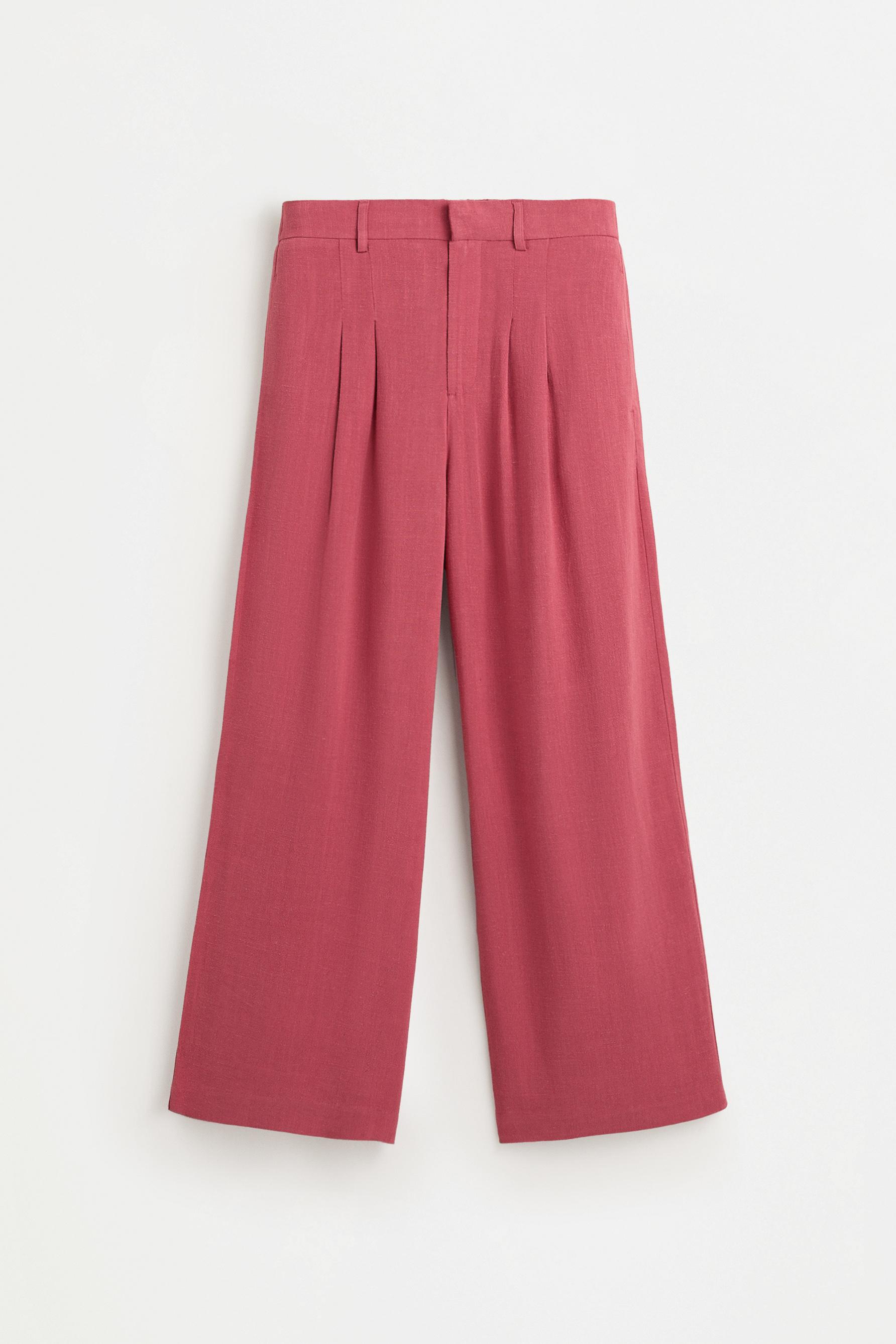Rustic trousers — MAROON