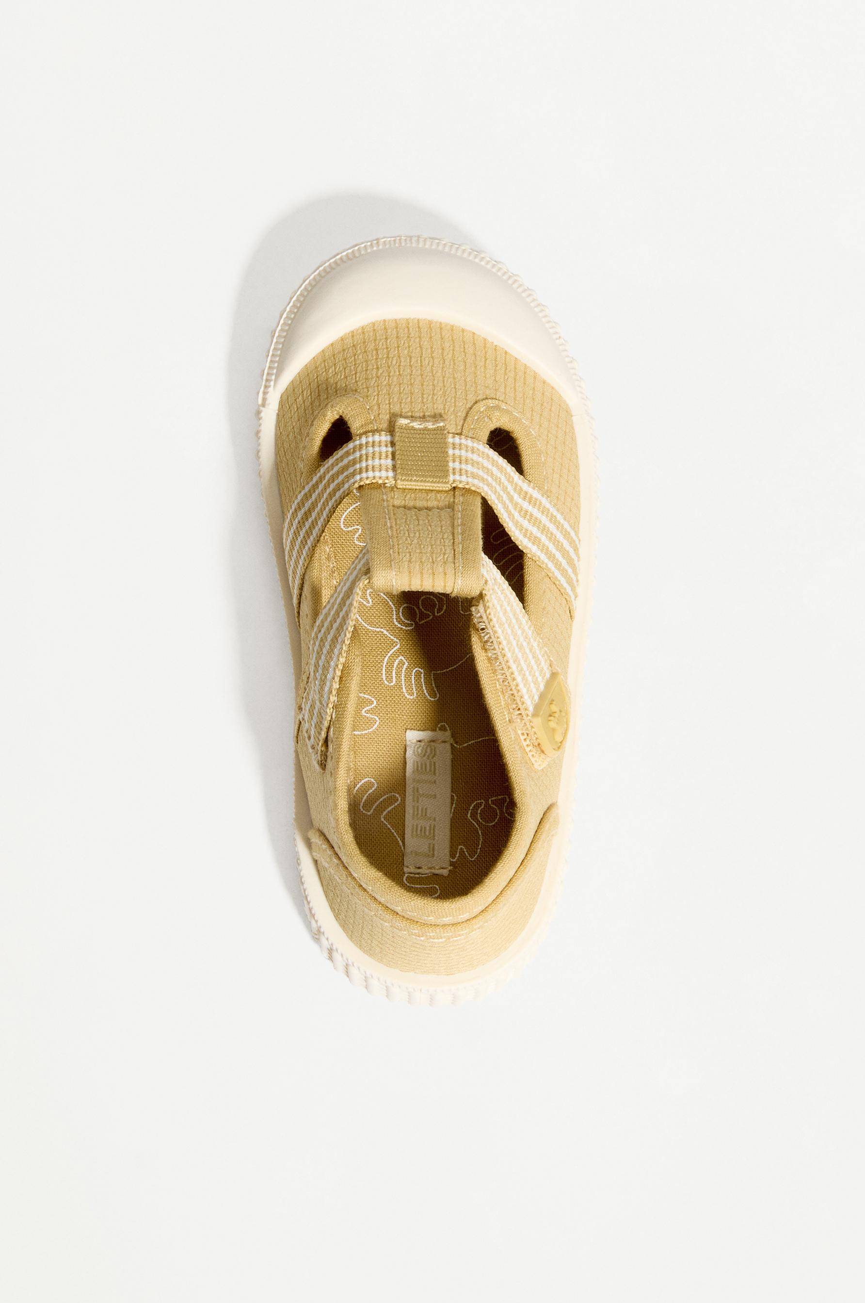 BAREFOOT FABRIC SNEAKER — MUSTARD