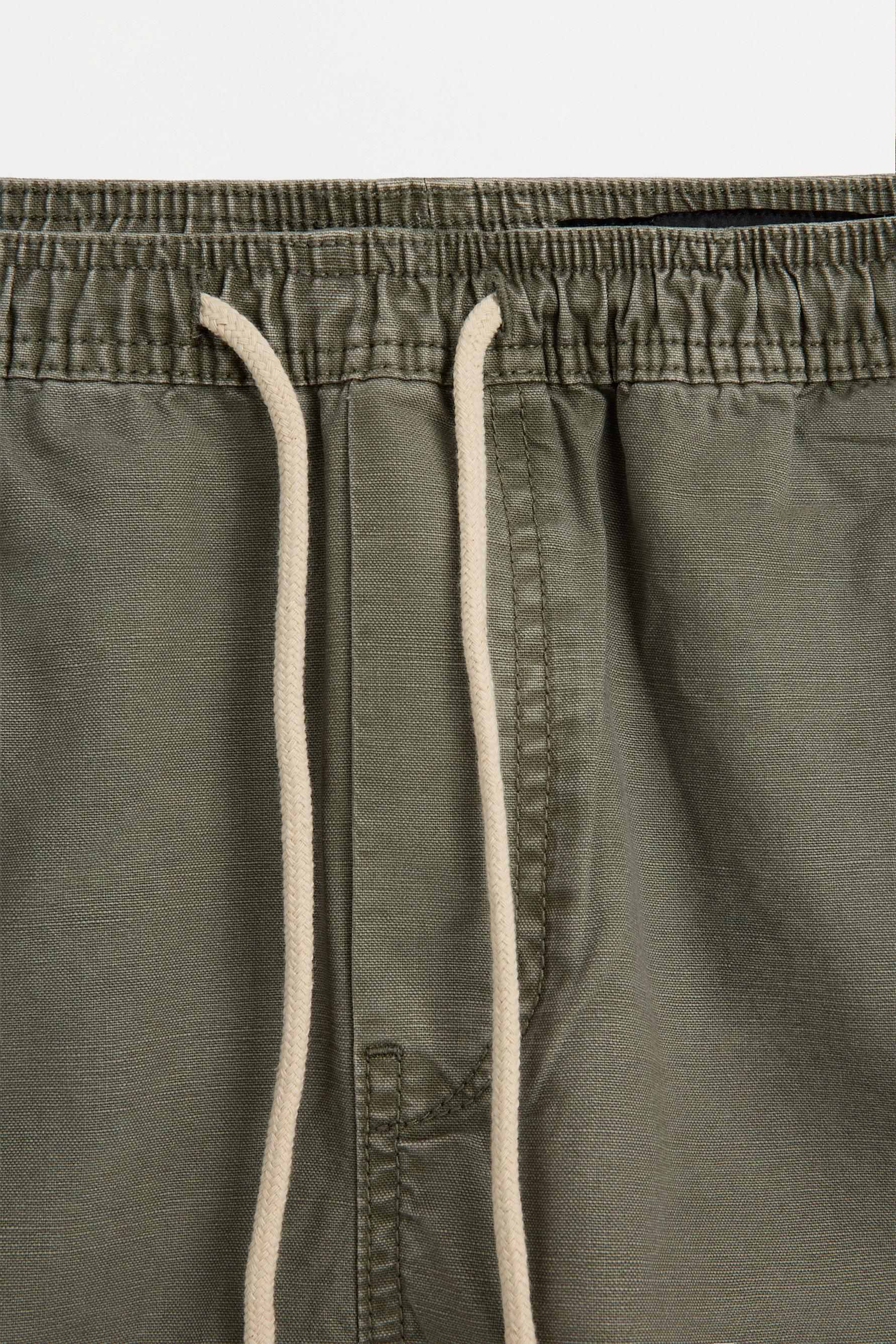 Jogger Bermuda shorts — FADED GREEN