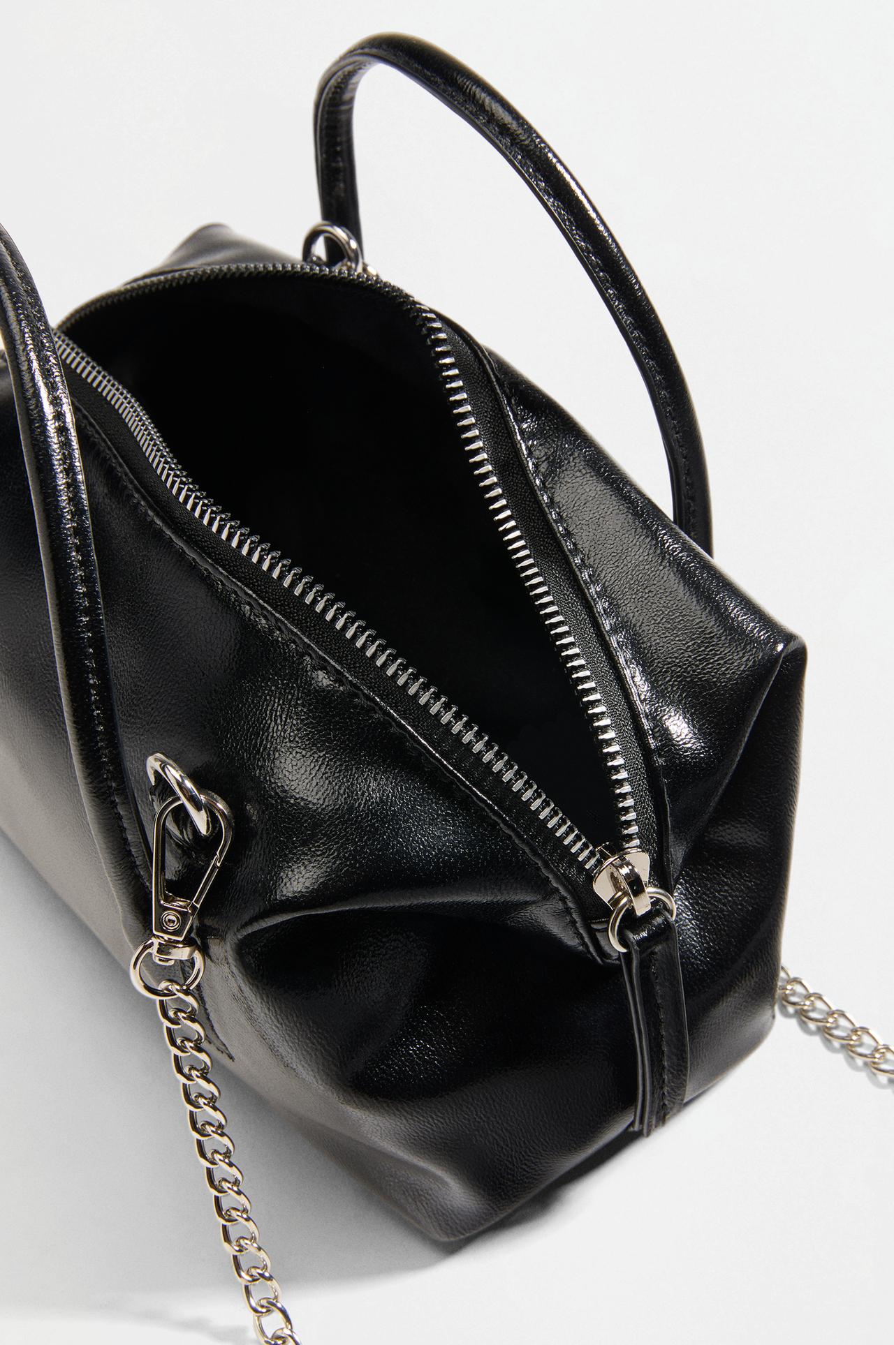 Mini bowling bag — BLACK