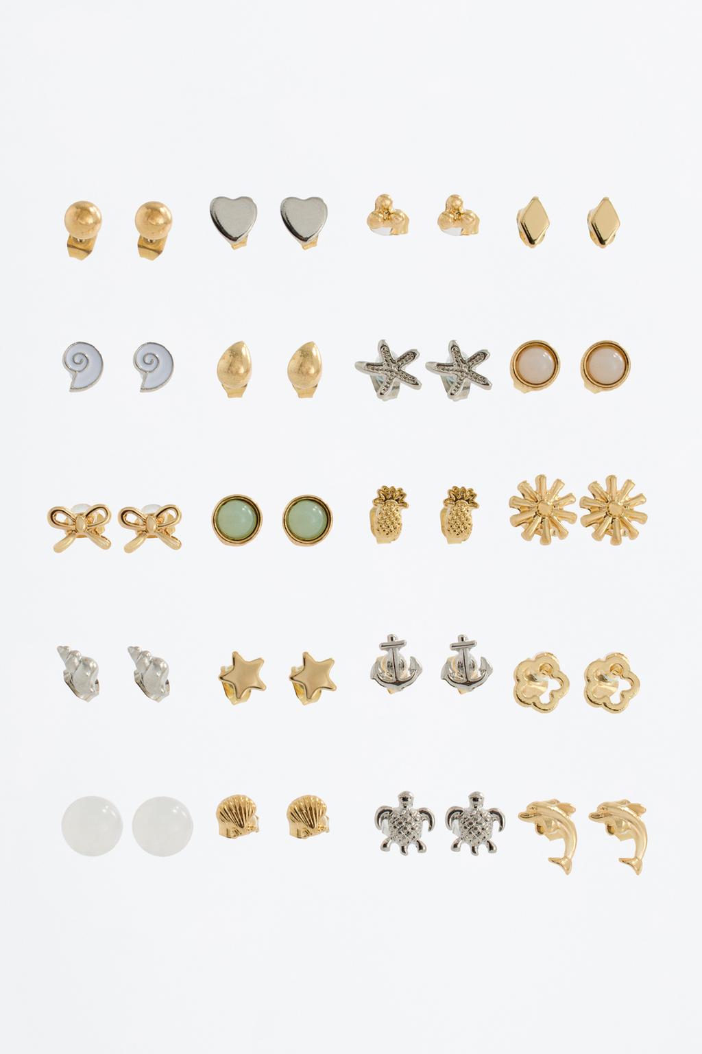 Pack 20 pendientes combinados