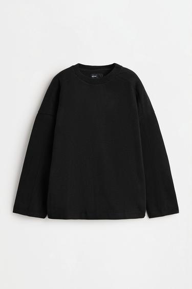 Loungewear sweatshirt — BLACK 6