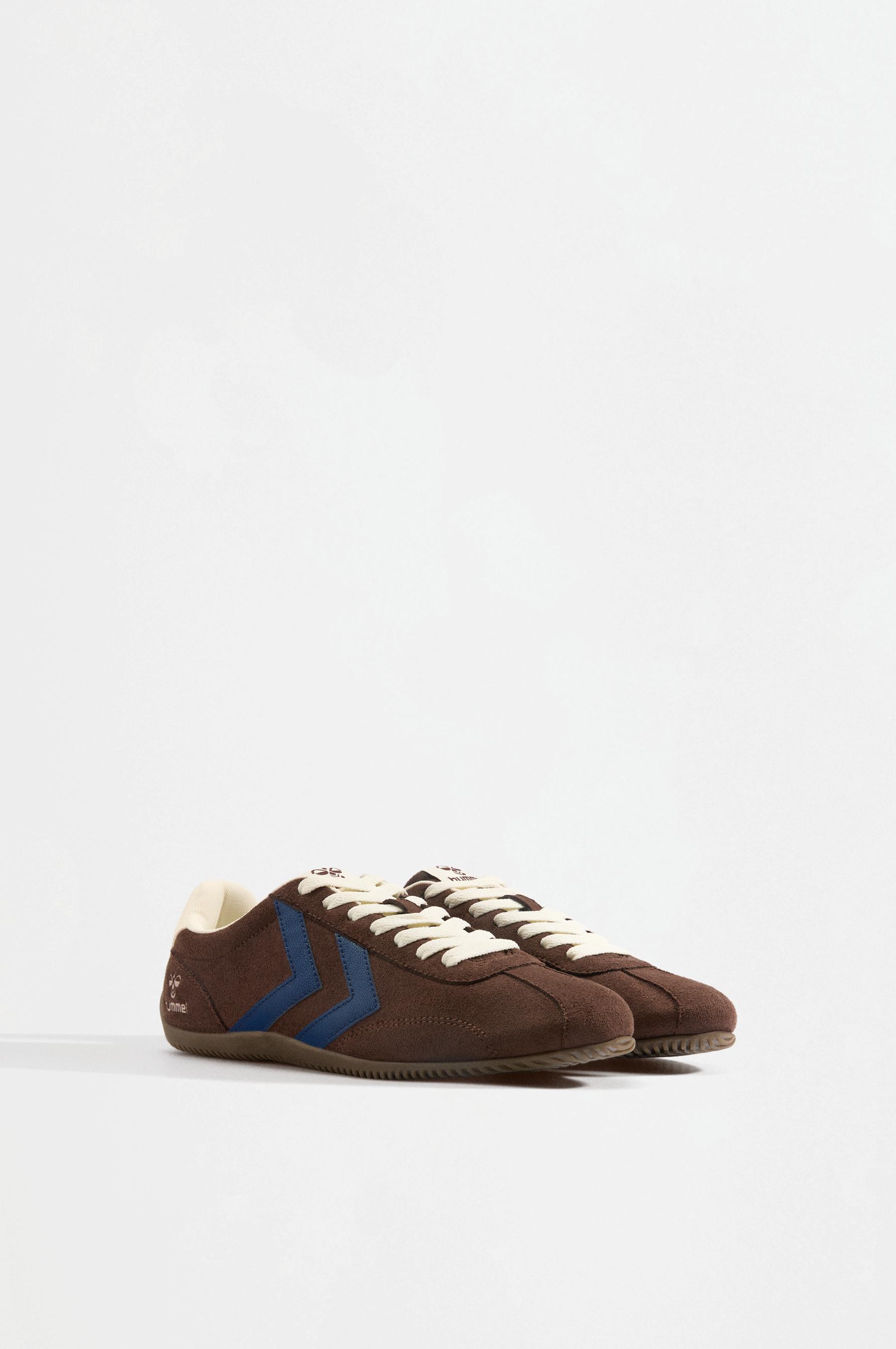 Hummel slim sole sneakers — BROWN