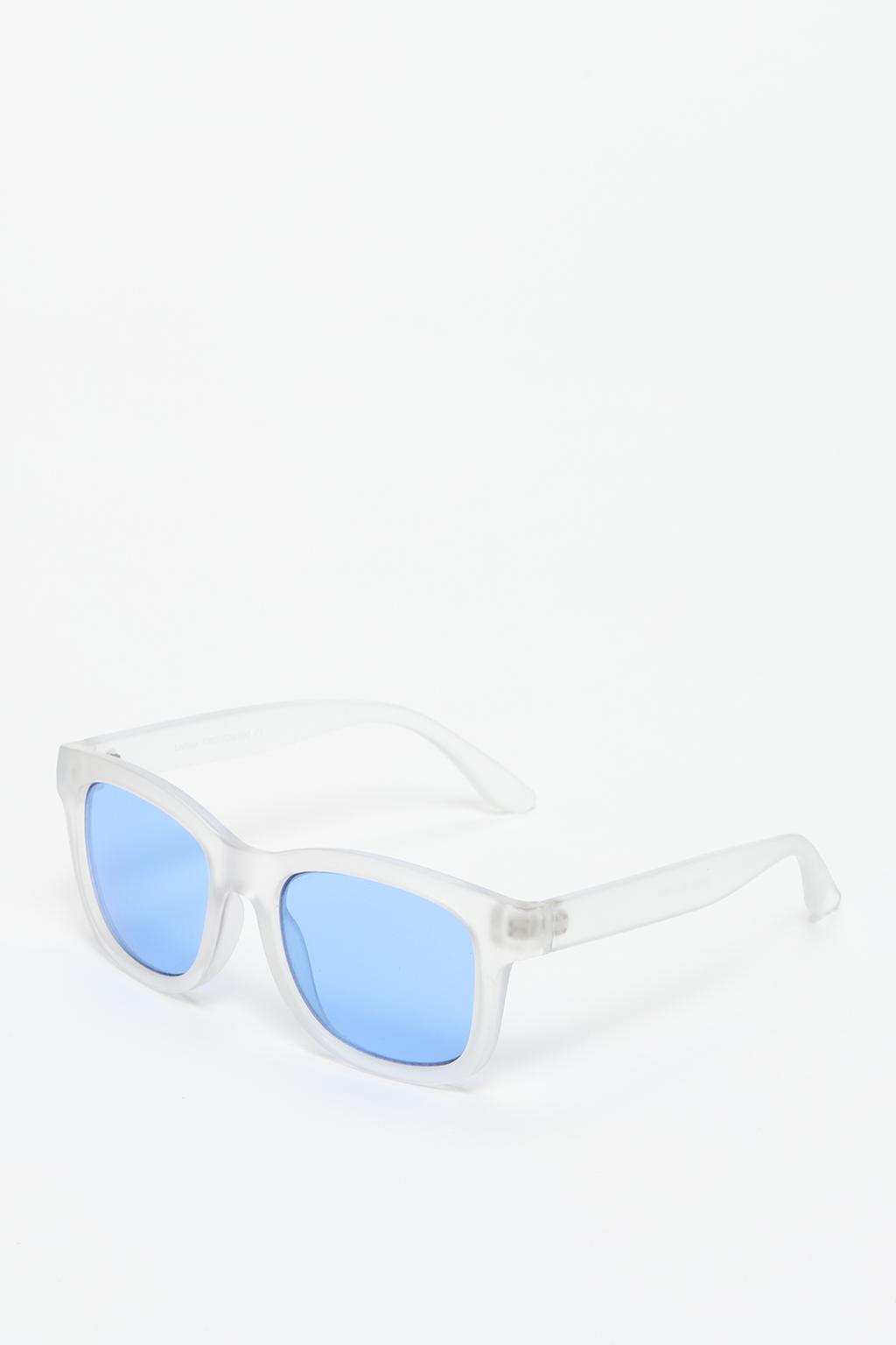 Transparent square sunglasses