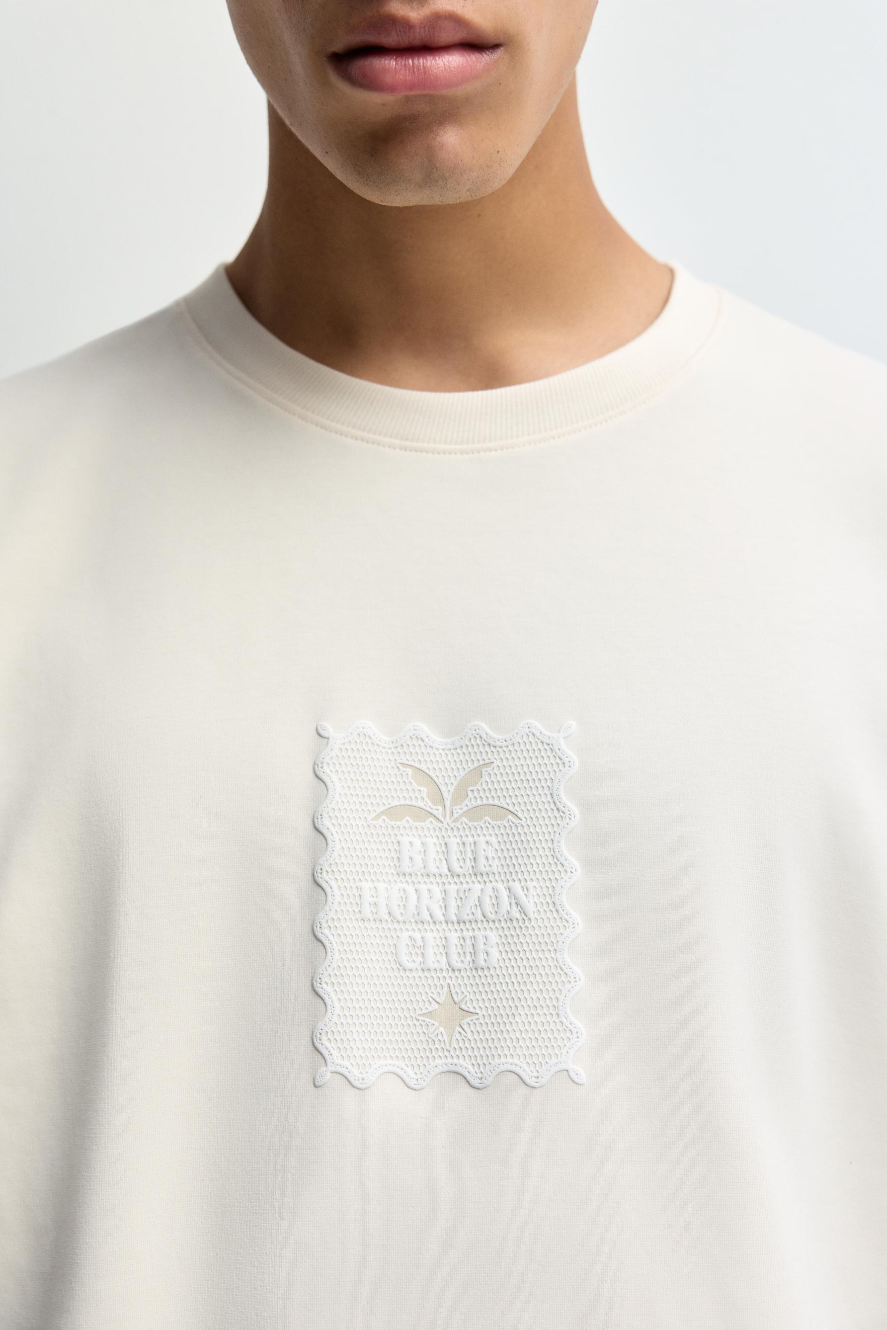 Back print T-shirt — BUTTER
