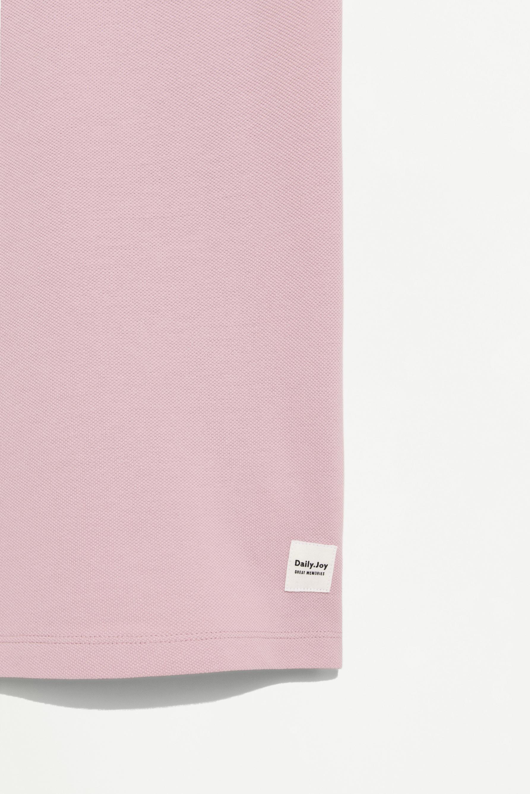 Basic polo shirt — MAUVE
