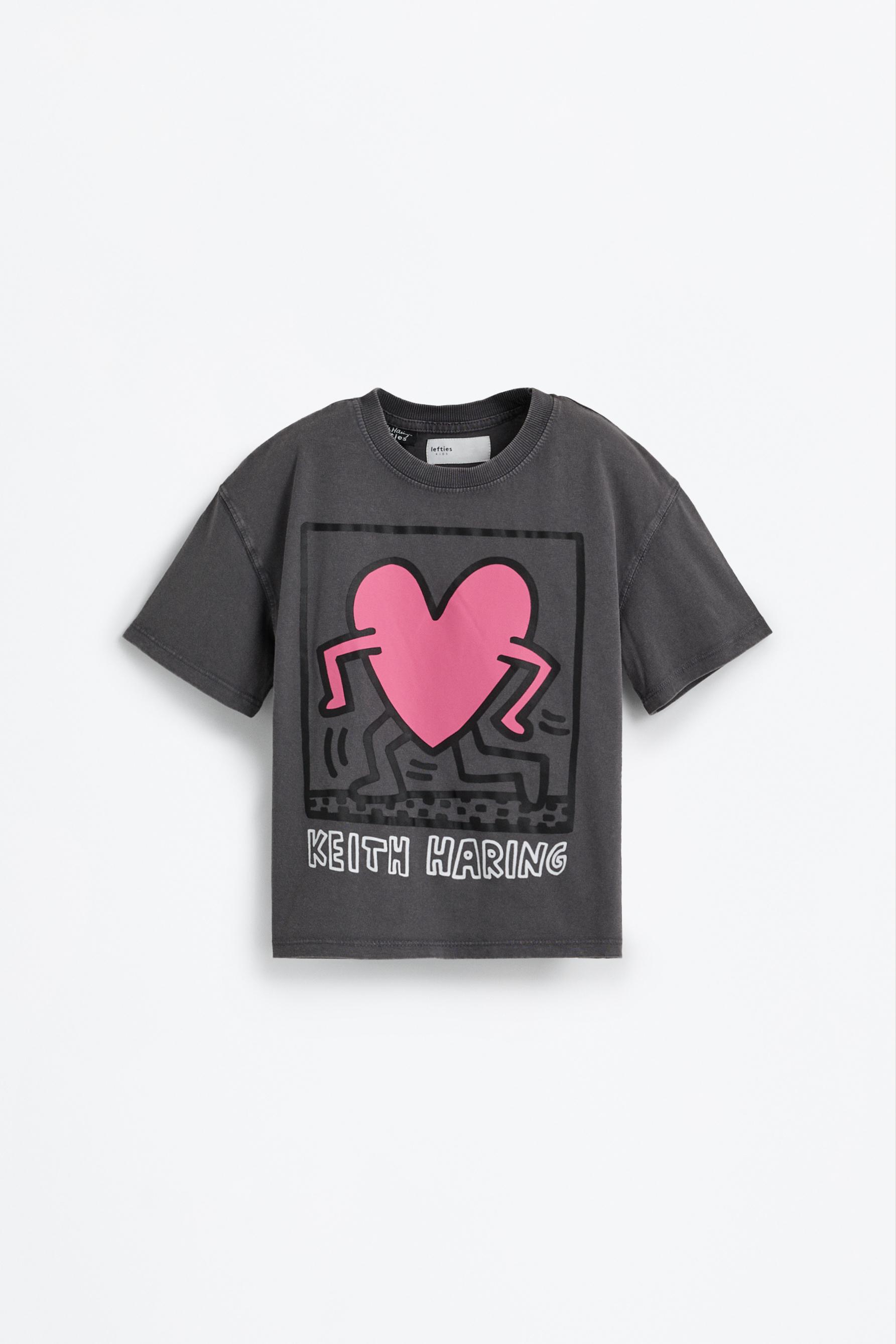 Camiseta Keith Haring® efecto lavado