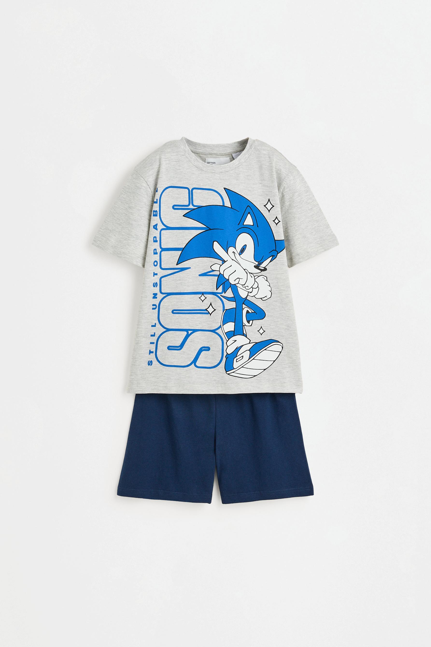 SONIC™ | SEGA short pyjamas — GREY MARL