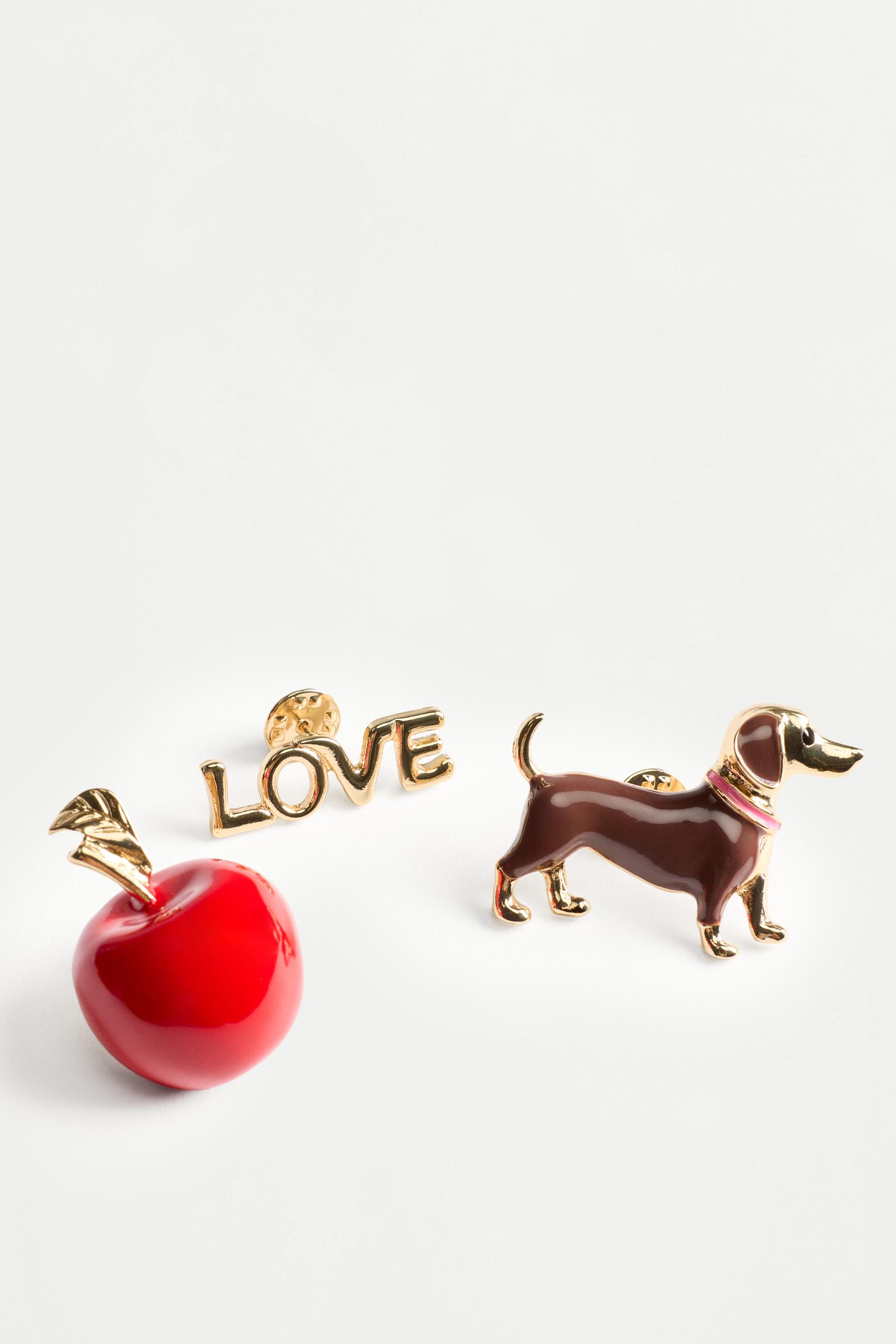 Assorted Pins (3-Pack) — RED