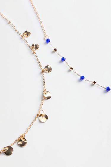 Assorted necklaces (2-pack) — BLUE 4