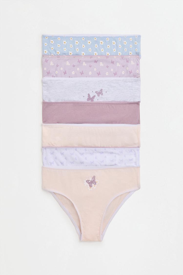 Mixed classic briefs (7 pack) — LILAC PINK