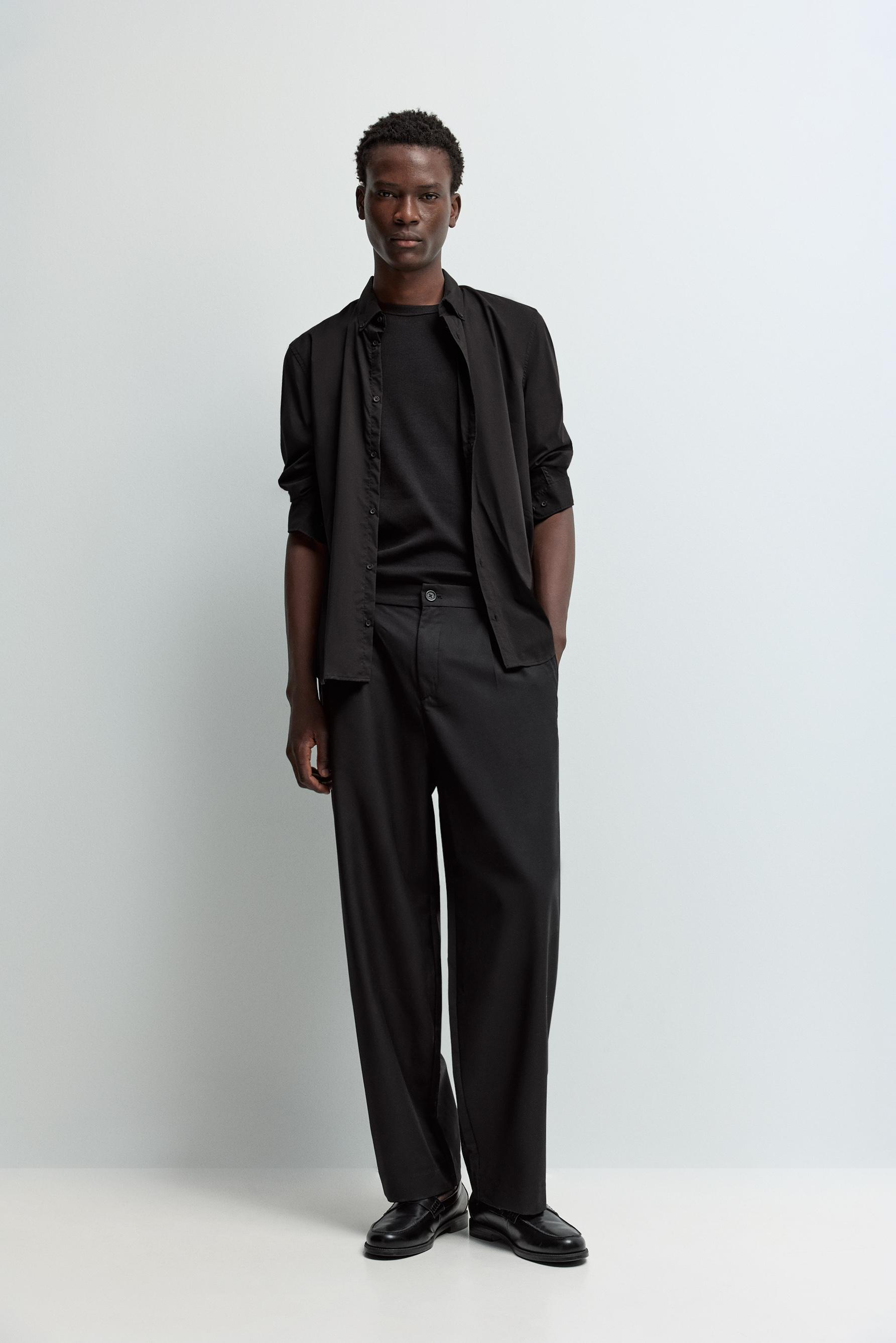 Basic shirt — BLACK