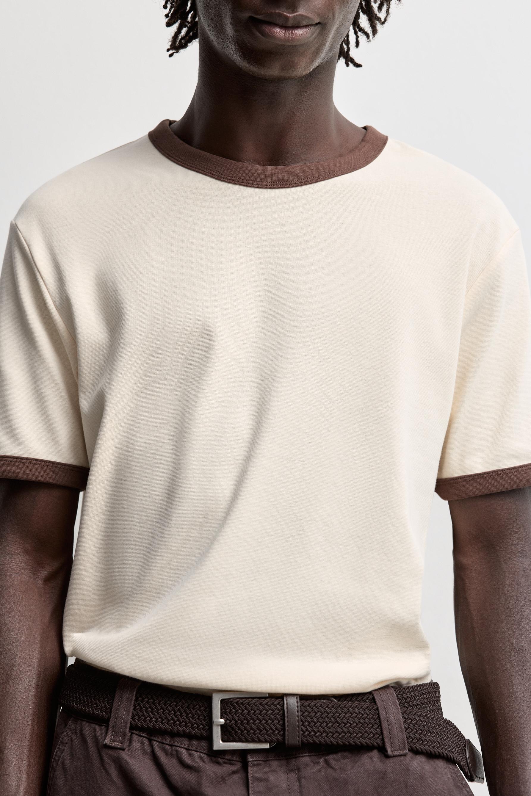 Contrast T-shirt — BUTTER