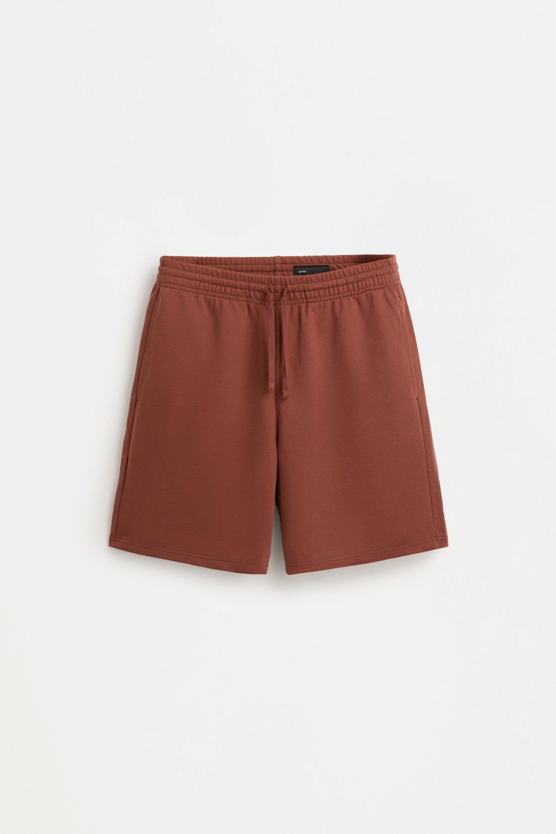 Basic tracksuit Bermuda shorts — RUSSET