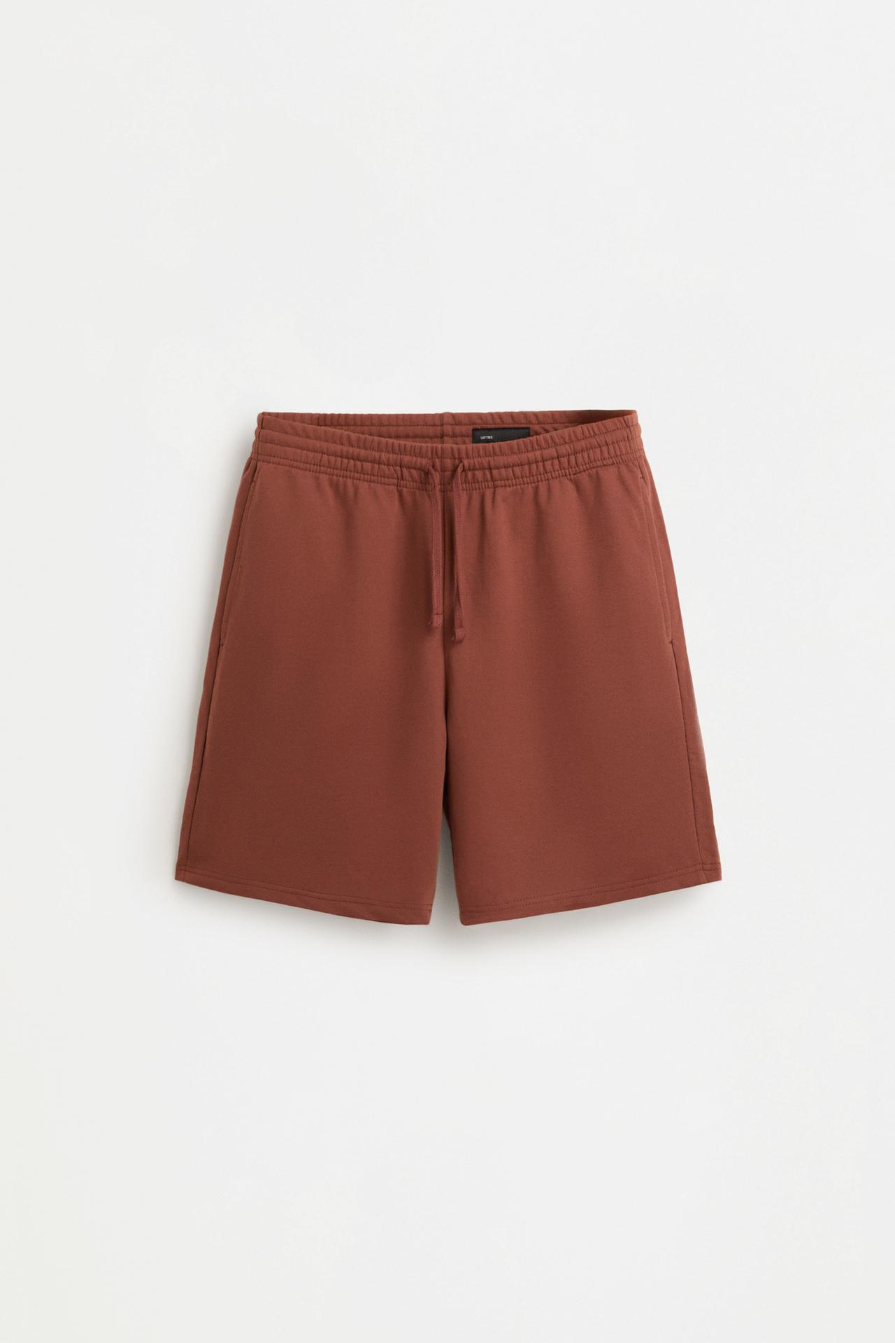 Basic tracksuit Bermuda shorts — RUSSET