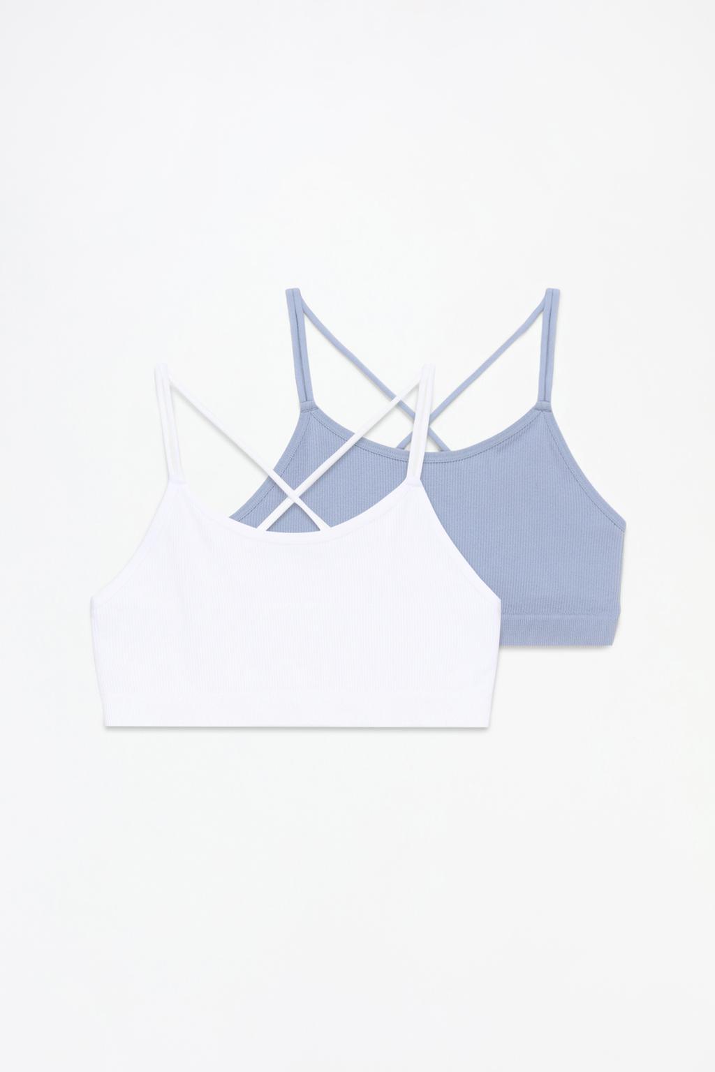 Pack of 2 basic bra tops