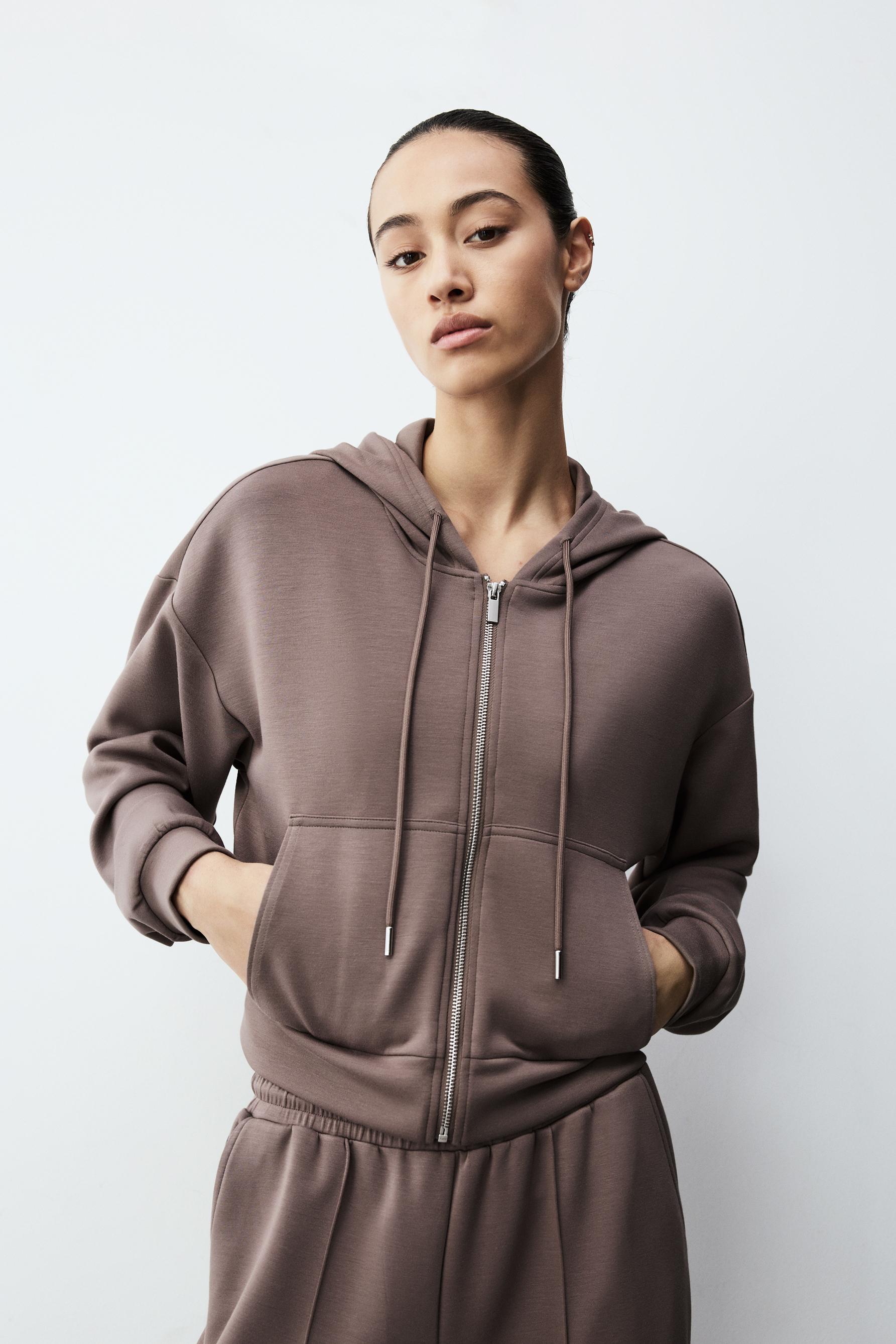 Sudadera felpa fluida