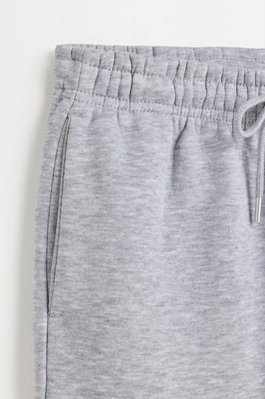 Basic straight tracksuit trousers — GREY MARL 7