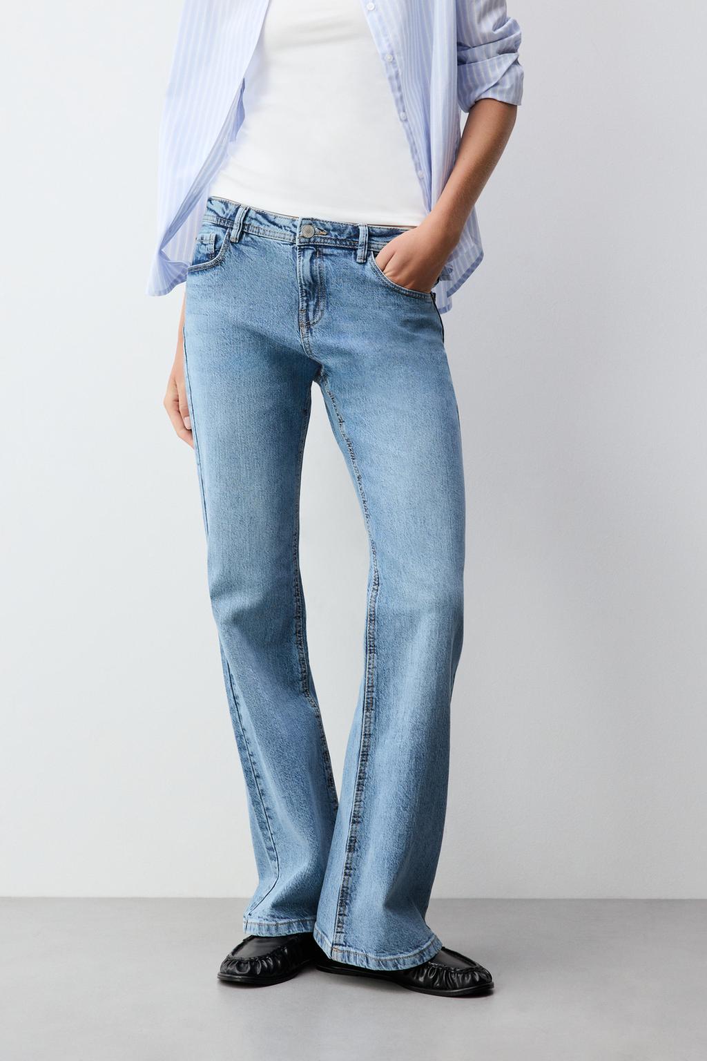 Bootcut comfort jeans