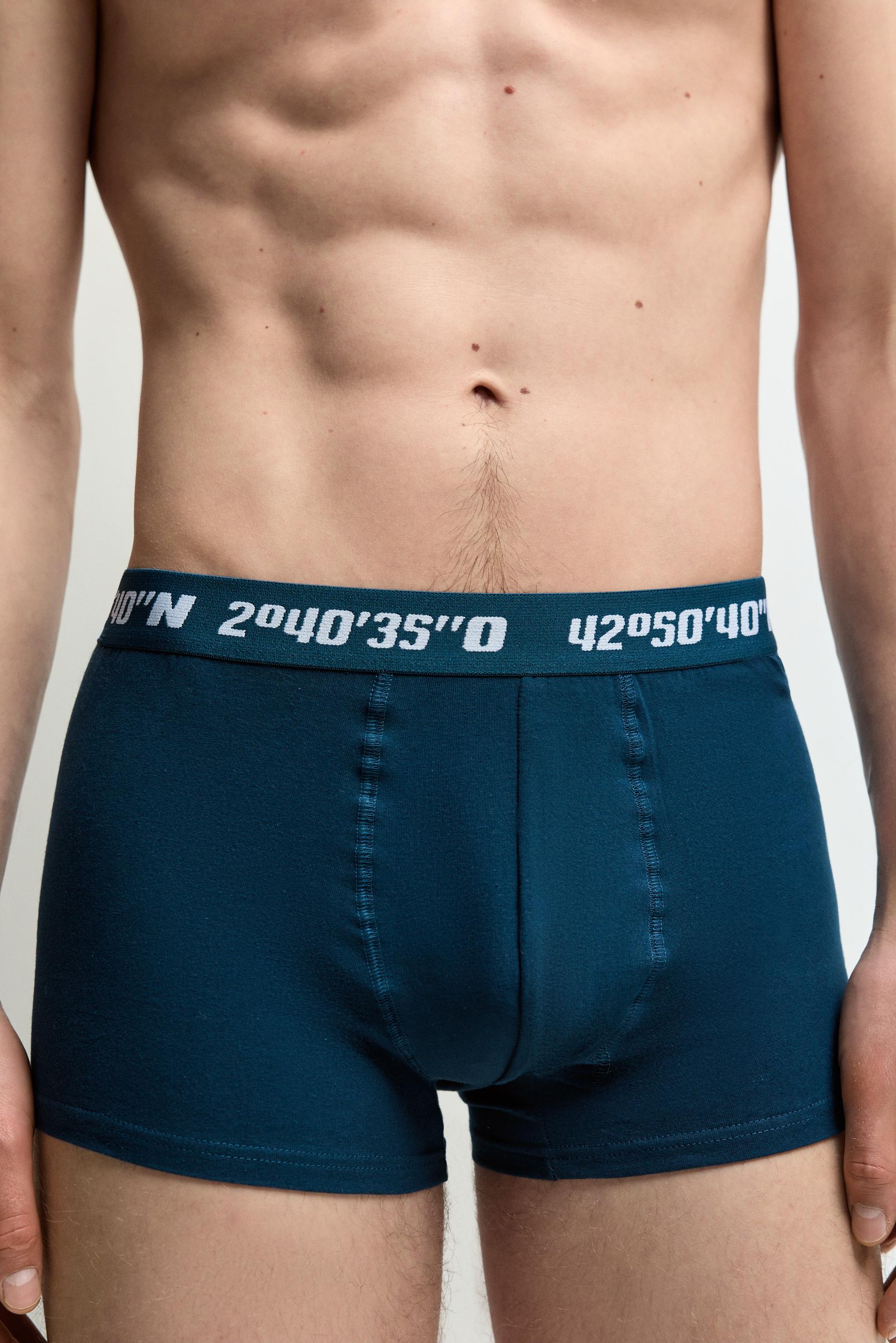 Contrast boxers (Pack of 5) — GREY TONES