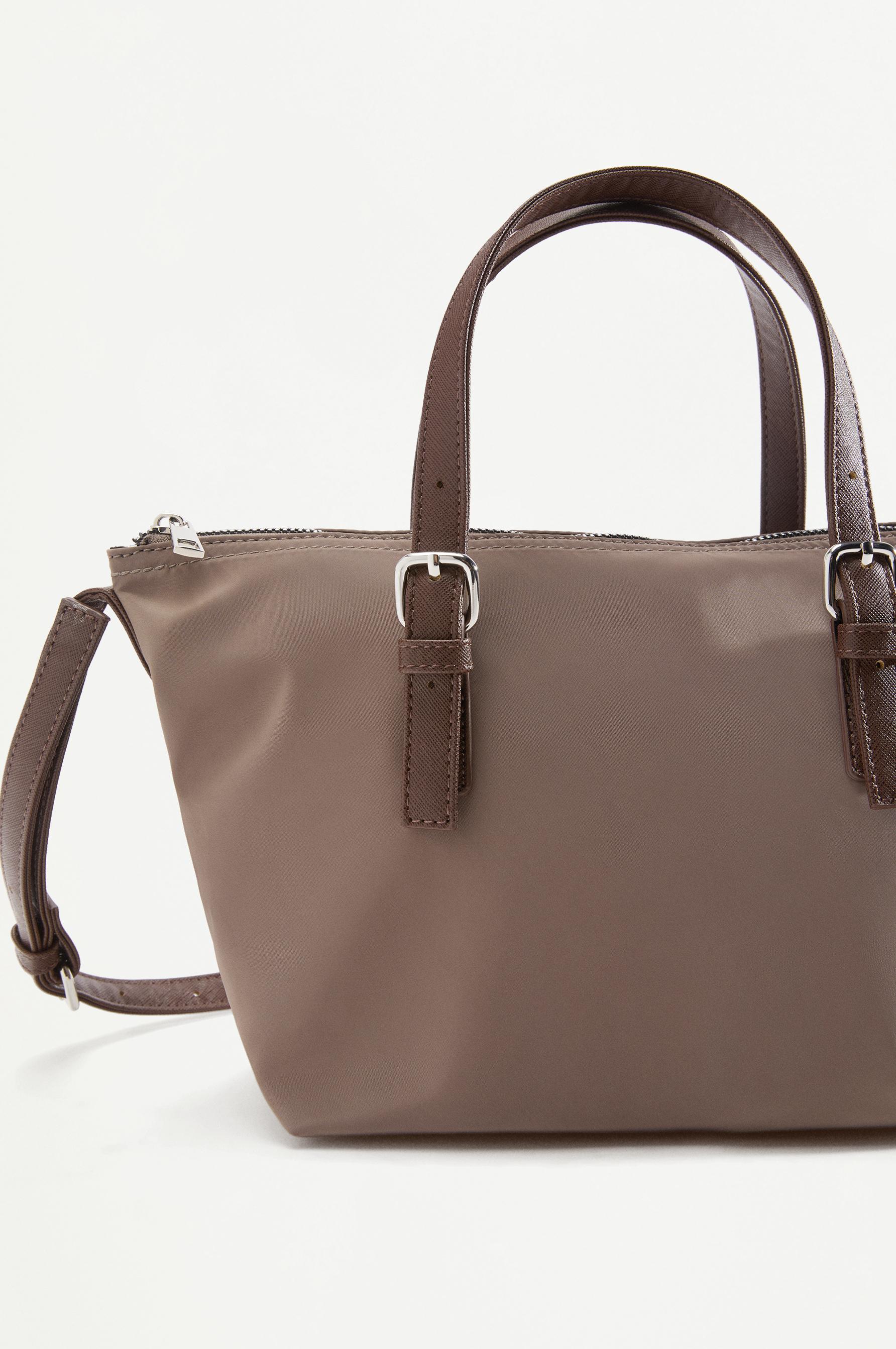 Nylon mini crossbody bag — GREY
