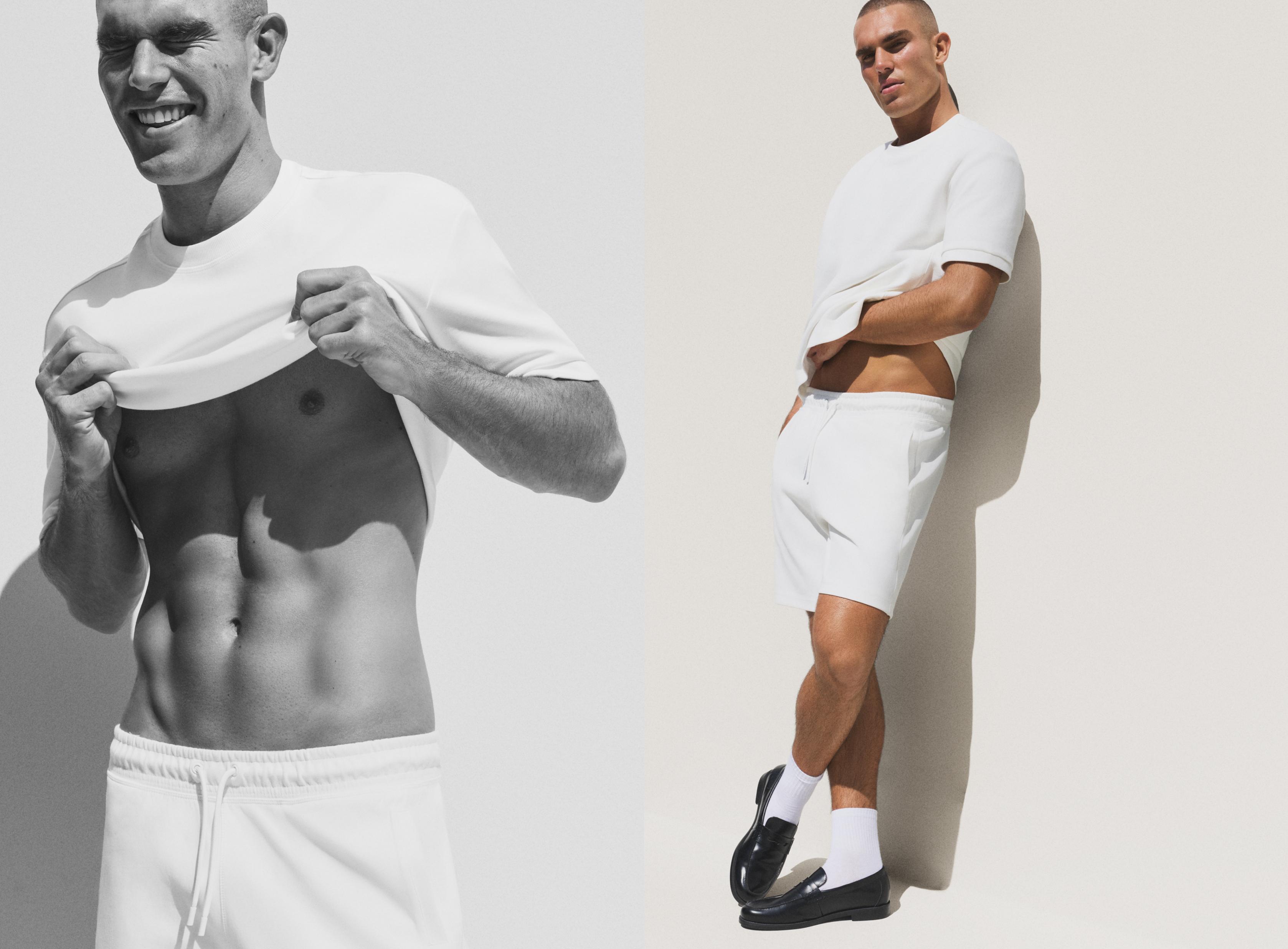 Interlock Bermuda shorts — OFF WHITE