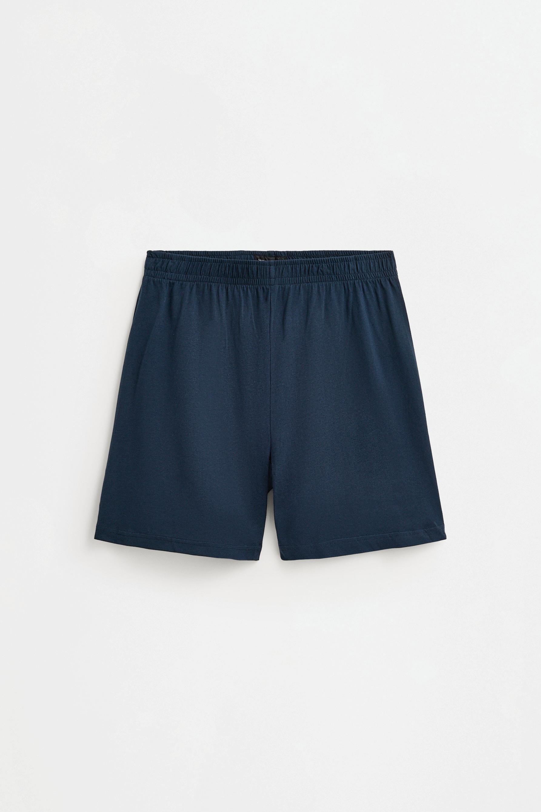Short slogan pyjamas — OCEAN BLUE