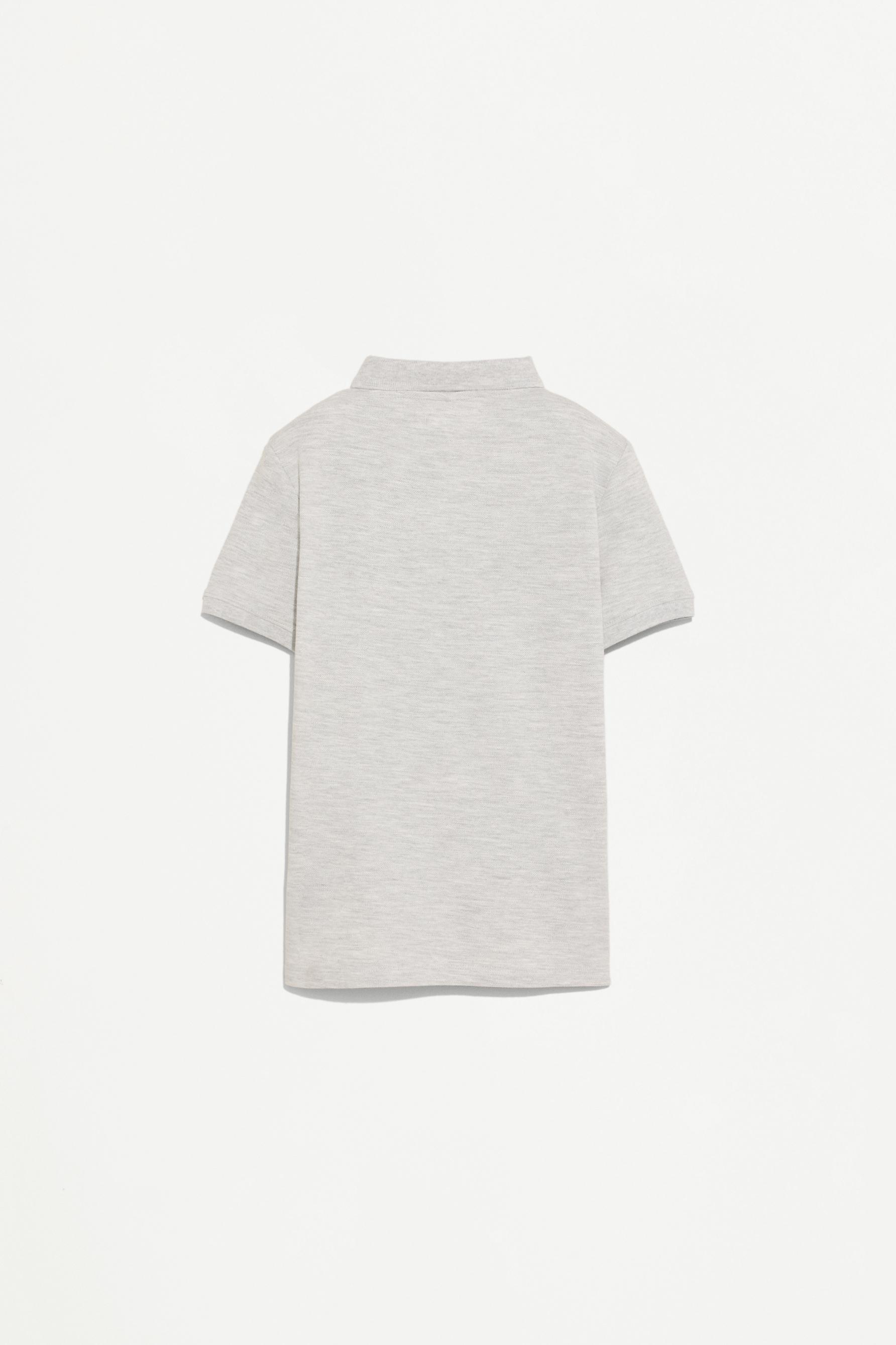 Basic polo shirt — GREY MARL