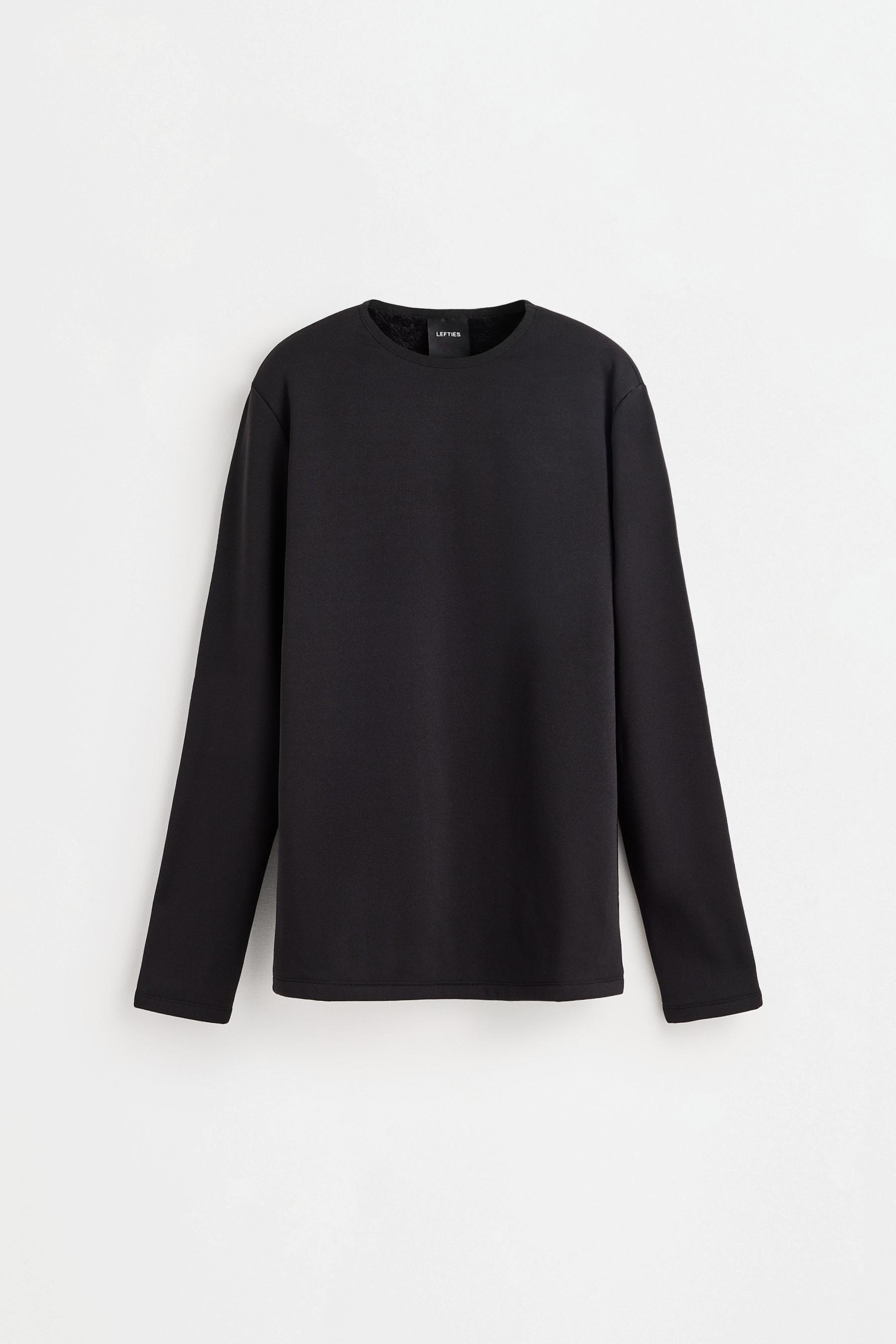 HEAVY WEIGHT thermal insulation T-shirt (from -12ºC to 9ºC) — BLACK
